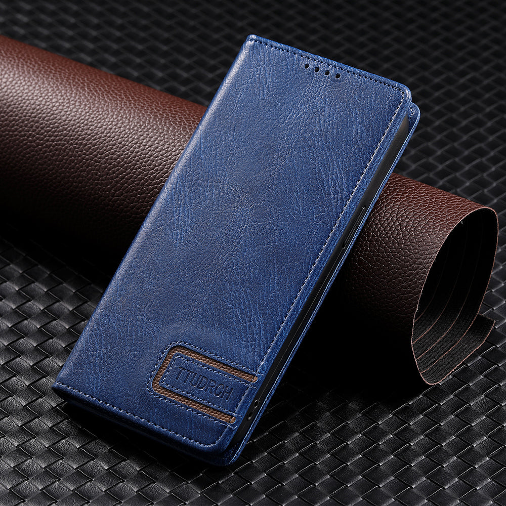 TTUDRCH Style 007 For Samsung Galaxy S23 Leather Phone Case RFID Blocking Stand Cover Wallet