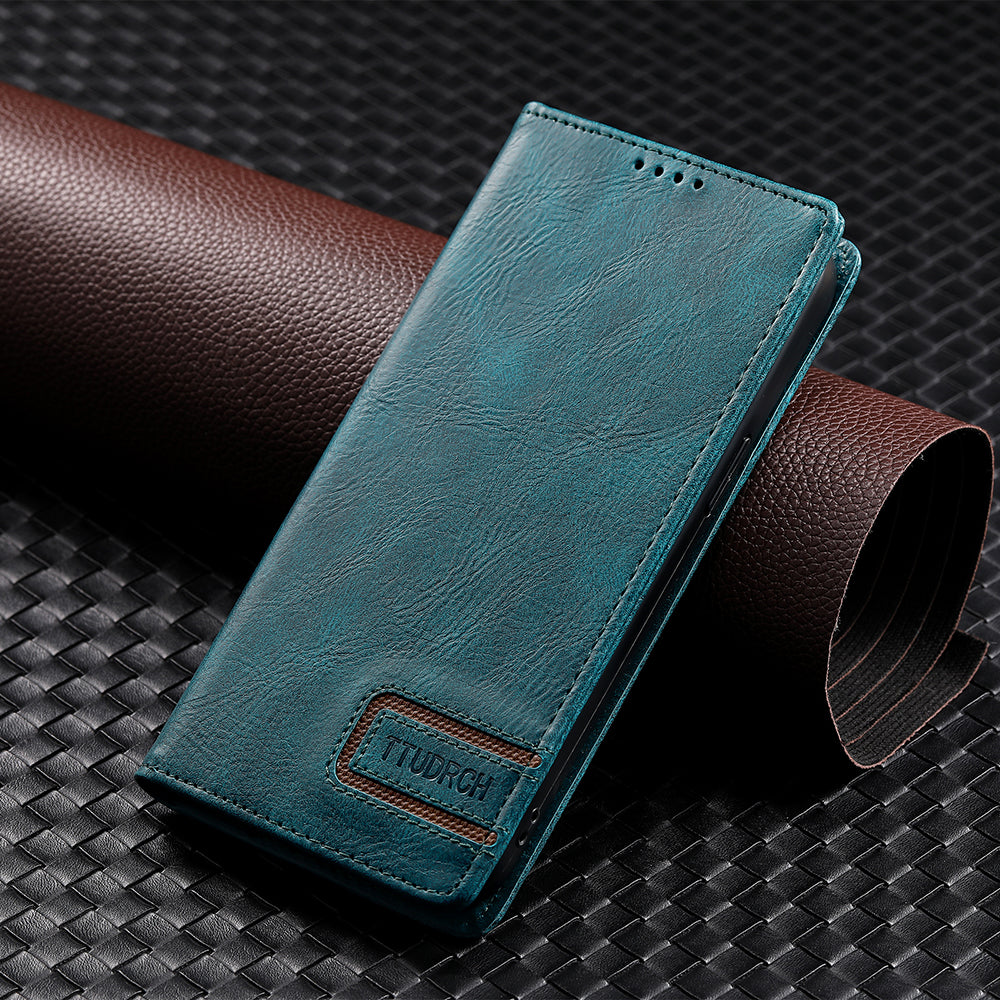 TTUDRCH Style 007 For Samsung Galaxy S23 Ultra RFID Blocking Stand Cover Wallet Leather Phone Case