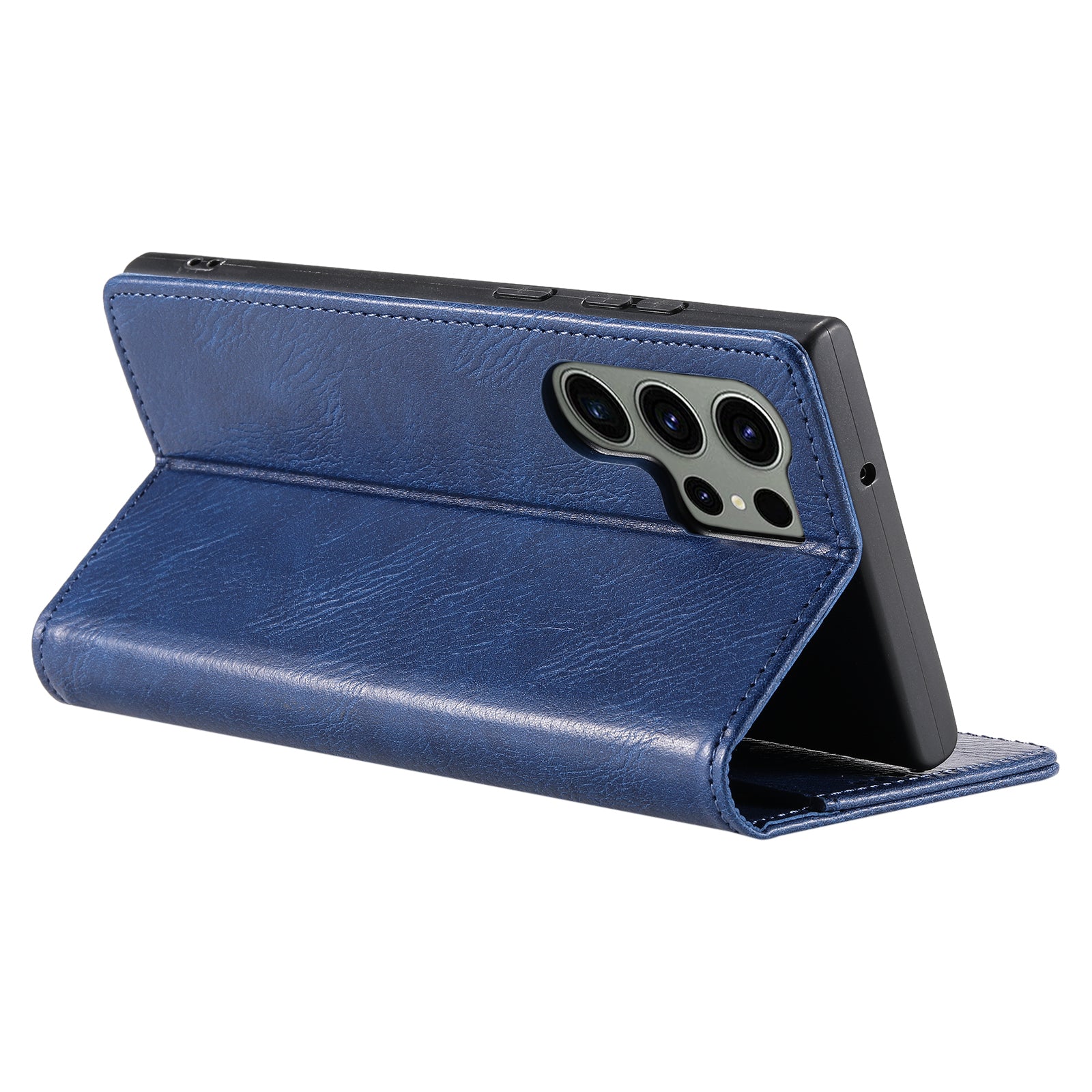 TTUDRCH Style 007 For Samsung Galaxy S23 Ultra RFID Blocking Stand Cover Wallet Leather Phone Case