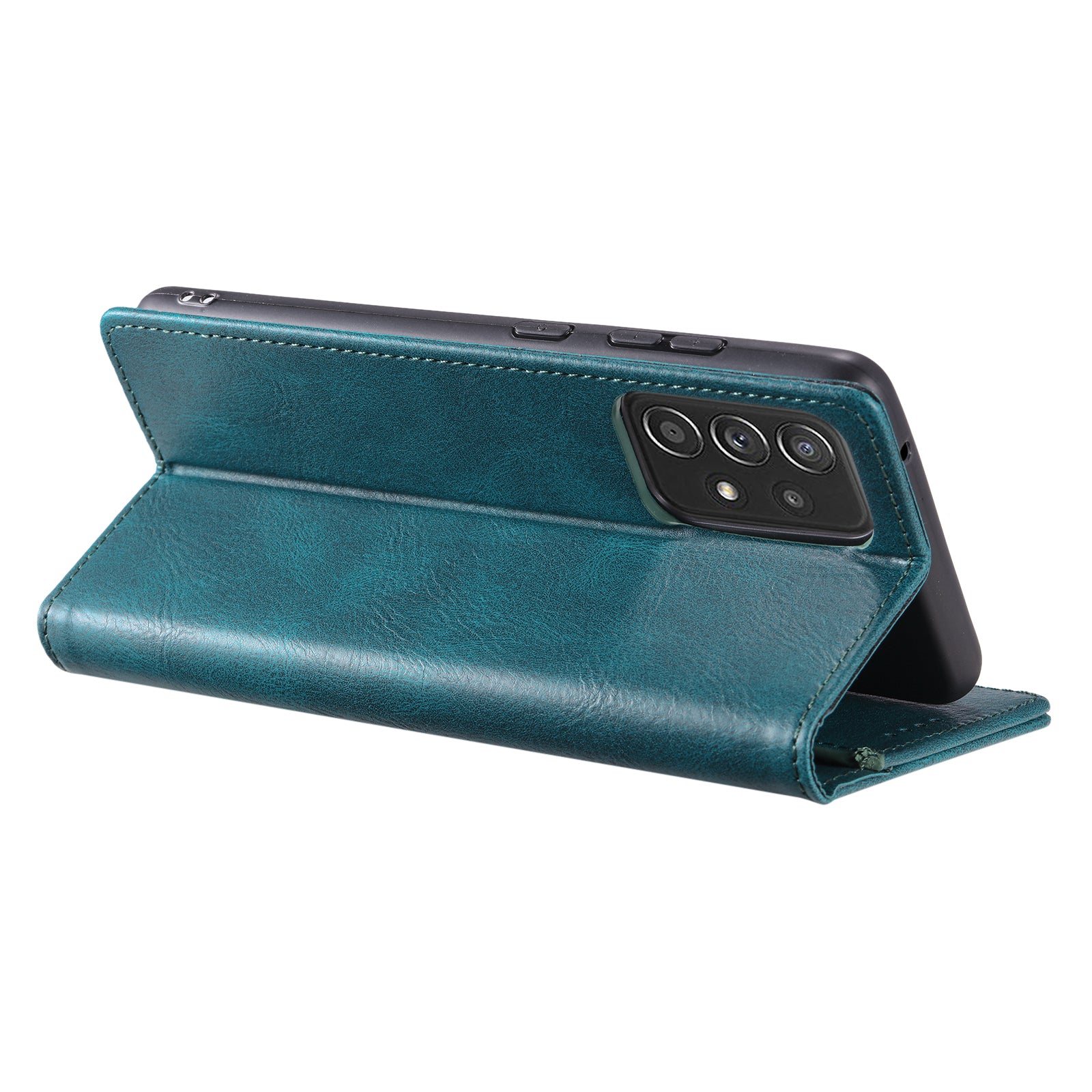 TTUDRCH Style 007 For Samsung Galaxy A52 4G 5G A52s 5G Leather Case RFID Blocking Stand Wallet Phone Cover
