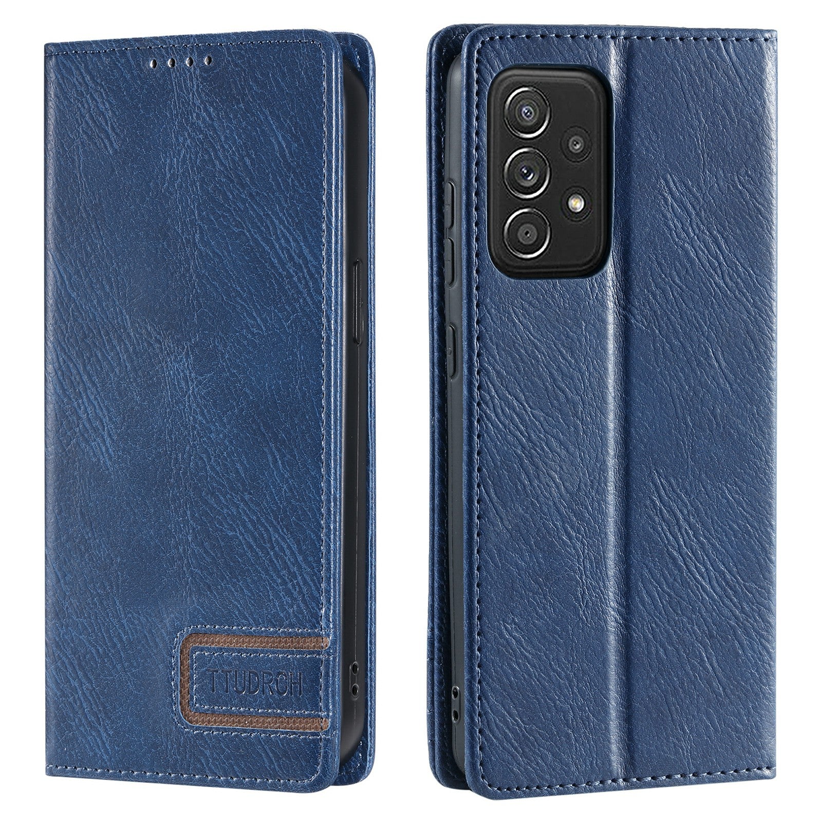 TTUDRCH Style 007 For Samsung Galaxy A52 4G 5G A52s 5G Leather Case RFID Blocking Stand Wallet Phone Cover