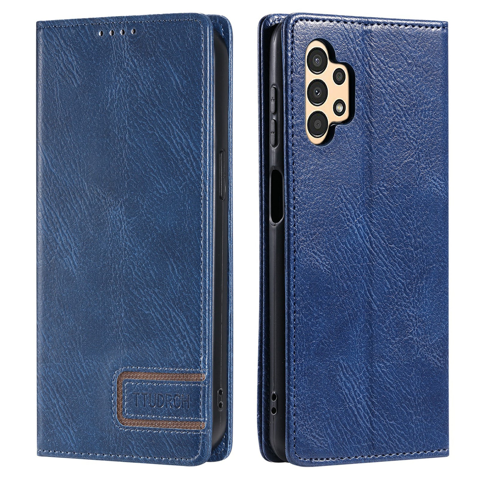 TTUDRCH Style 007 For Samsung Galaxy A32 5G M32 5G Leather Case RFID Blocking Phone Stand Wallet Cover
