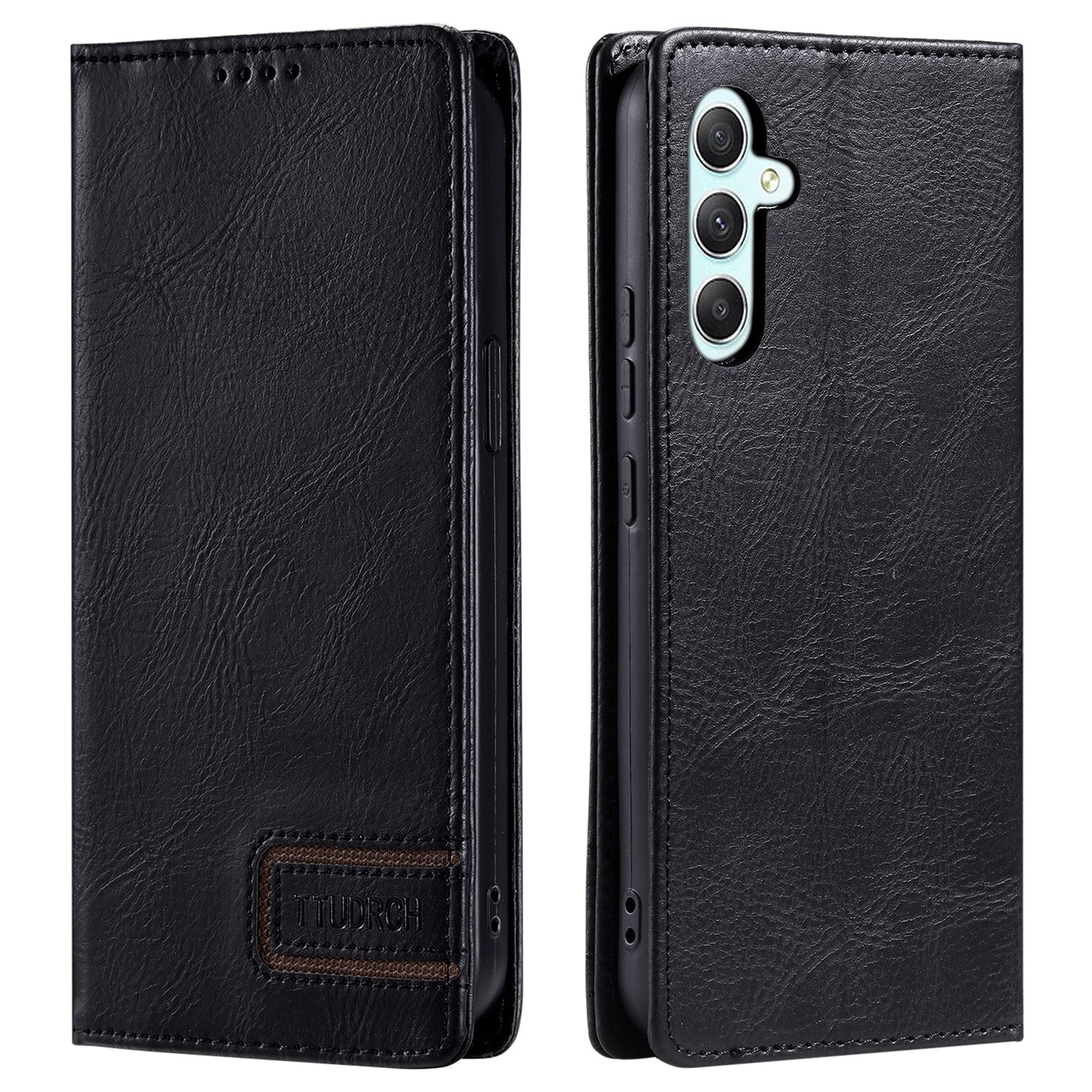 TTUDRCH Style 007 For Samsung Galaxy A34 5G Wallet Phone Case RFID Blocking Leather Stand Cover