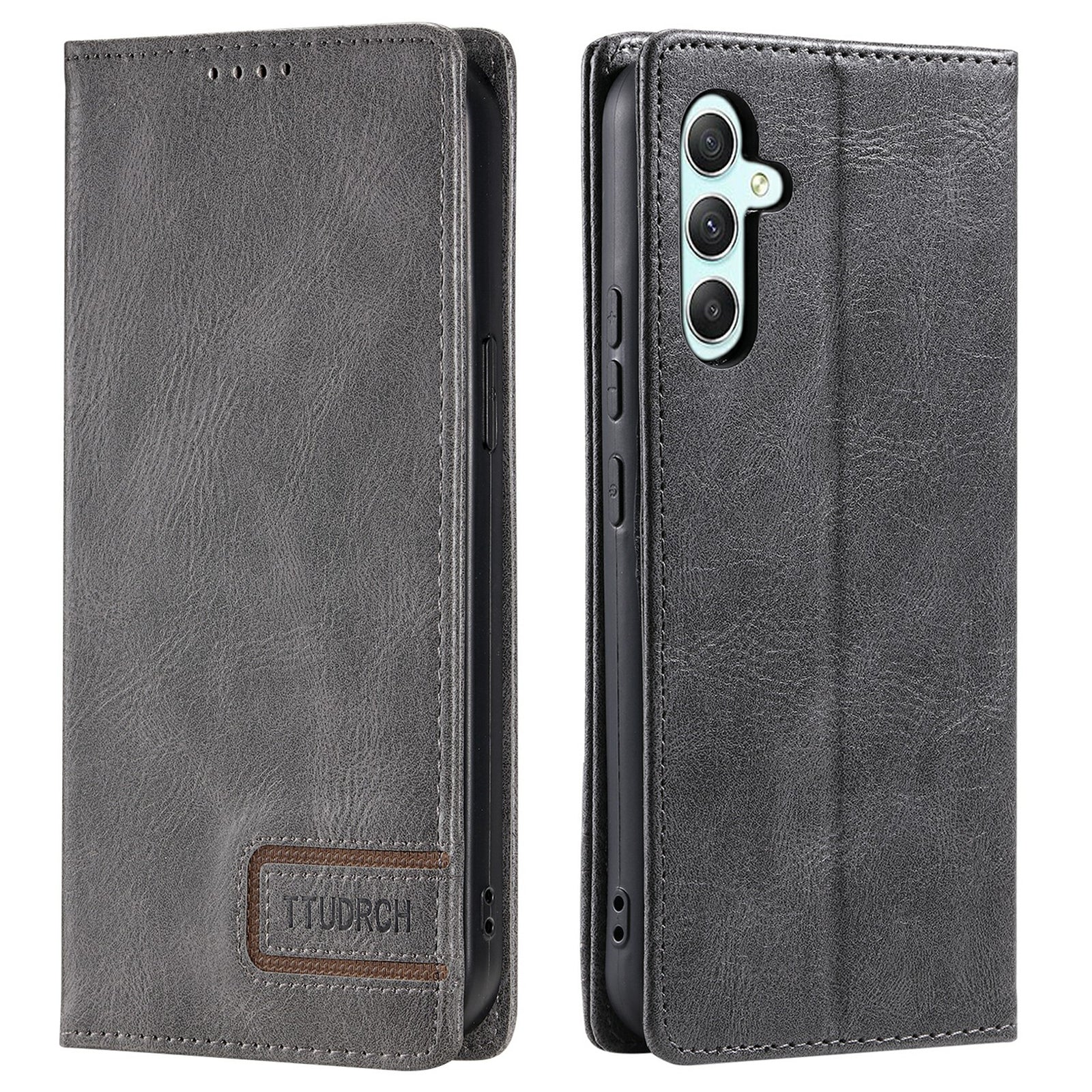 TTUDRCH Style 007 for Samsung Galaxy A54 5G RFID Blocking PU Leather Phone Case with Stand Wallet