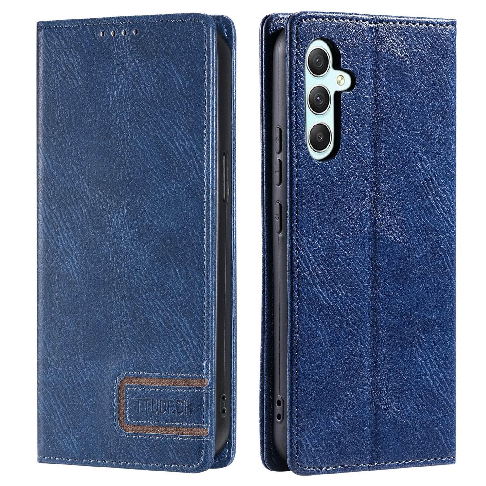 TTUDRCH Style 007 for Samsung Galaxy A54 5G RFID Blocking PU Leather Phone Case with Stand Wallet
