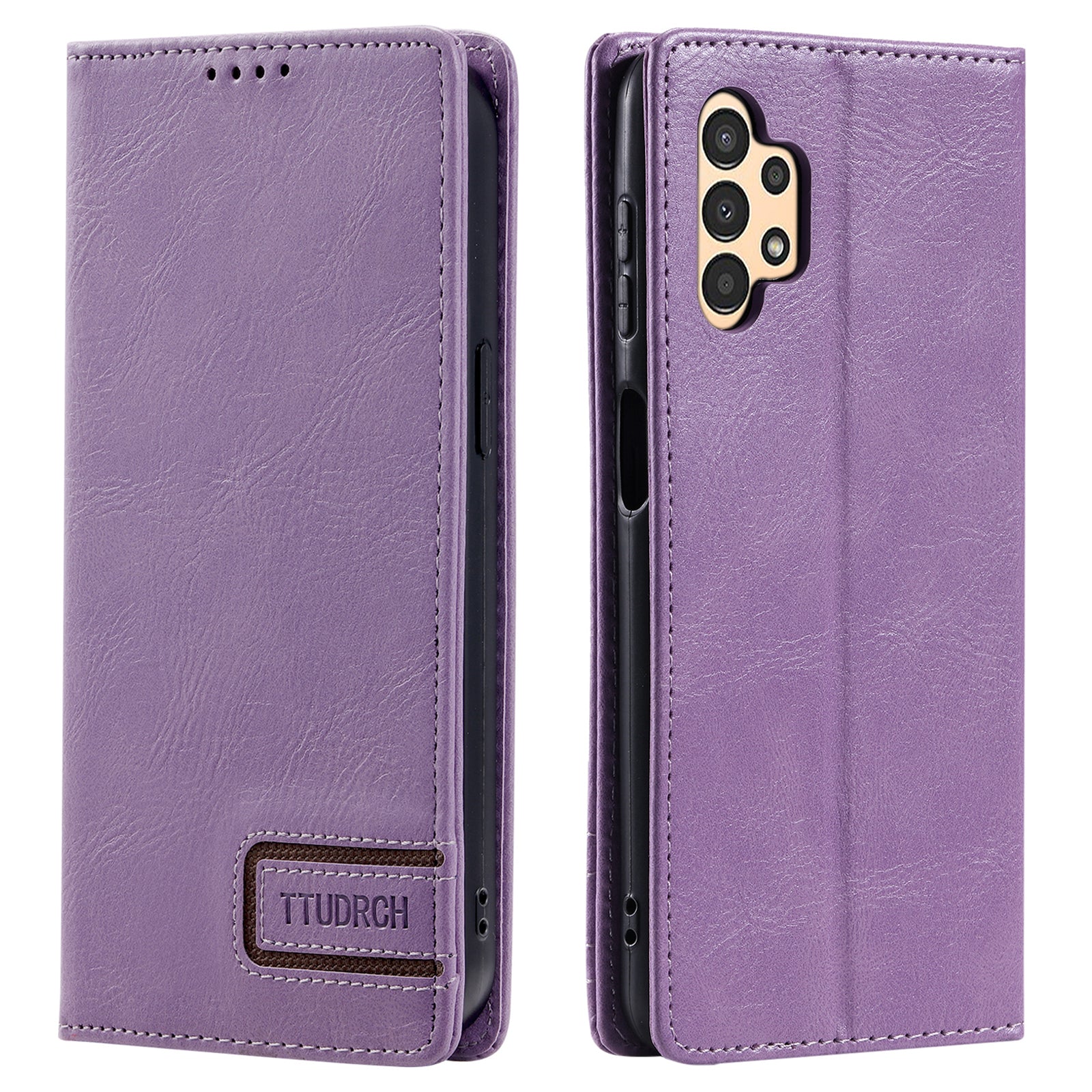 TTUDRCH Style 007 for Samsung Galaxy A32 4G (EU Version) Stand Wallet Phone Cover RFID Blocking Leather Case