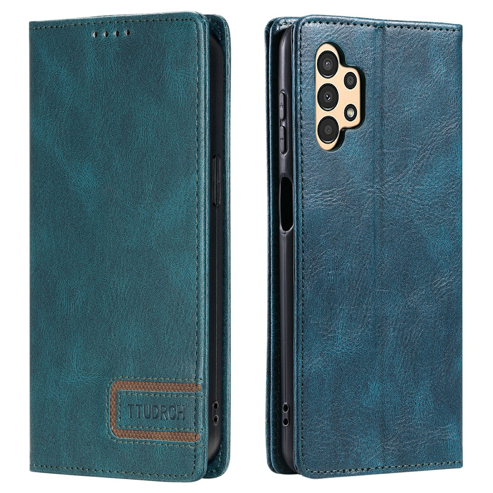 TTUDRCH Style 007 for Samsung Galaxy A13 4G 5G A04s 4G Phone Wallet Case Stand RFID Blocking PU Leather Cover