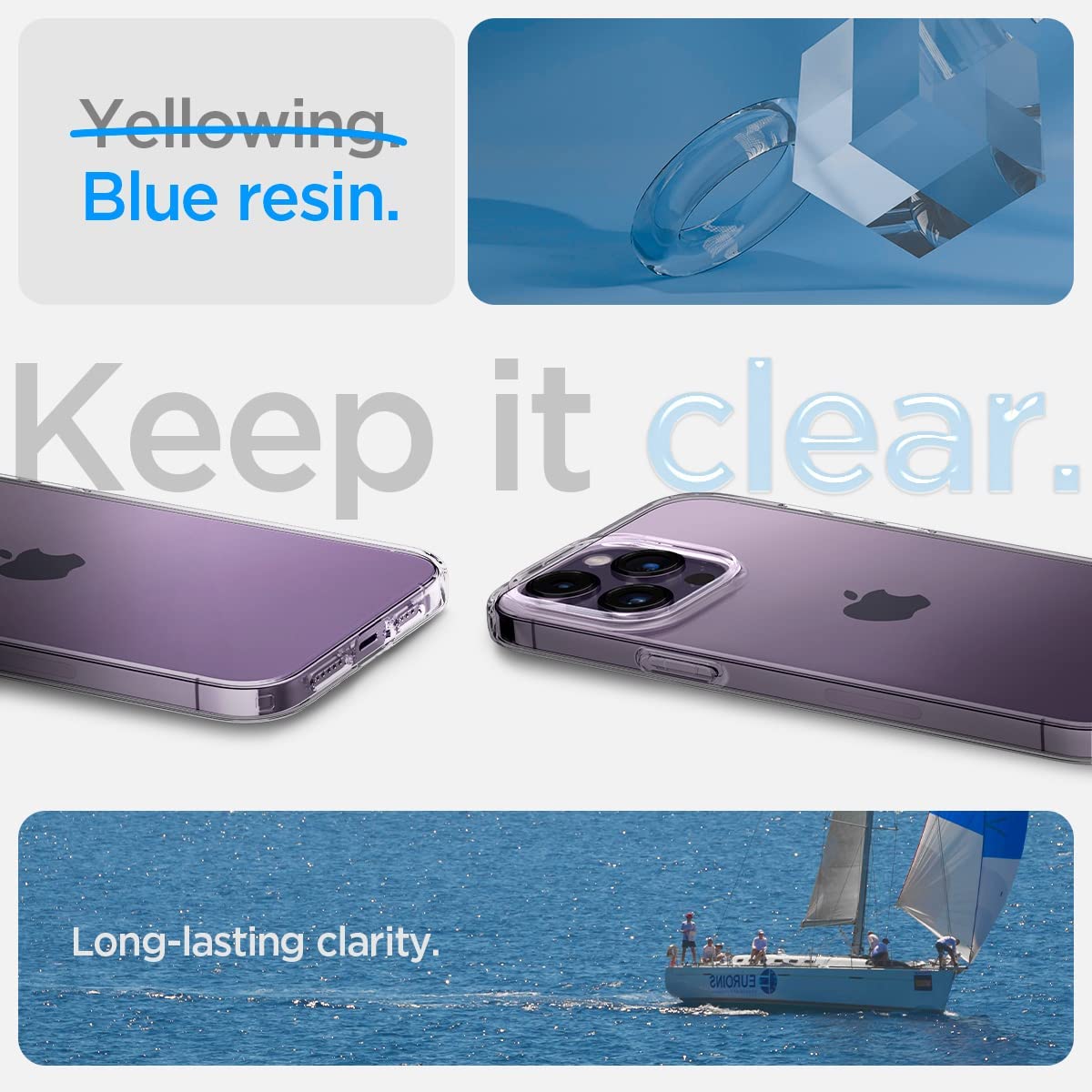 Anti-fingerprint Phone Case for iPhone 15 Pro Transparent Soft TPU Protective Phone Cover