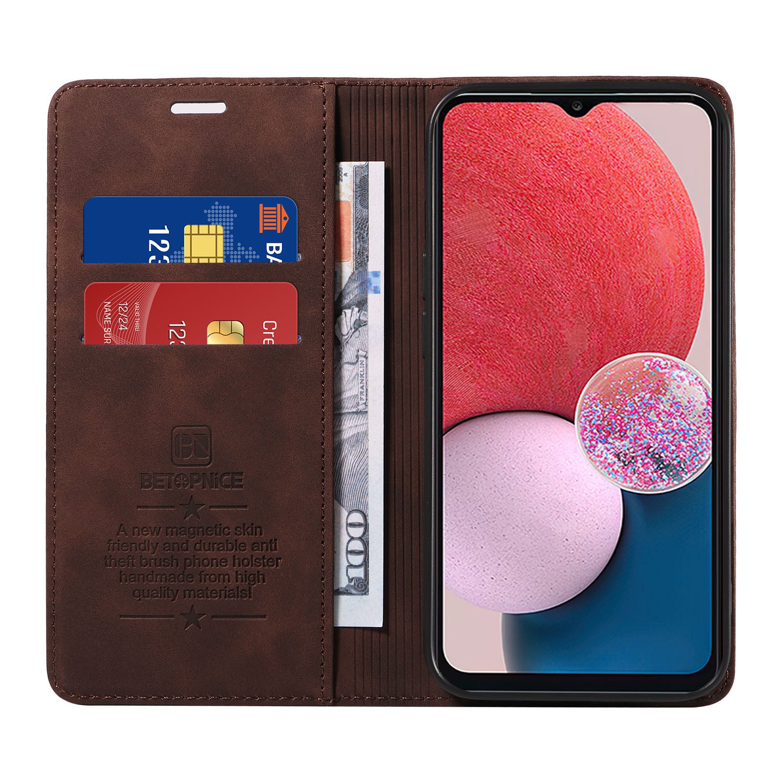 BETOPNICE 003 Samsung Galaxy A13 4G A13 5G A04s 4G M13 5G A04 4G Phone Case Wallet RFID Blocking Cover