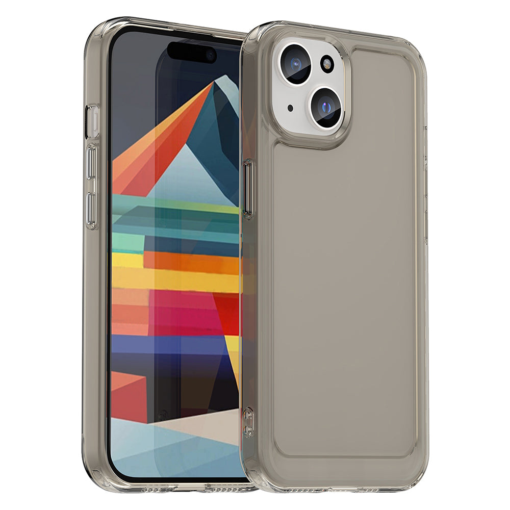 Candy Series Phone Case for iPhone 15 Plus Shockproof TPU Soft Cellphone Protective Cover