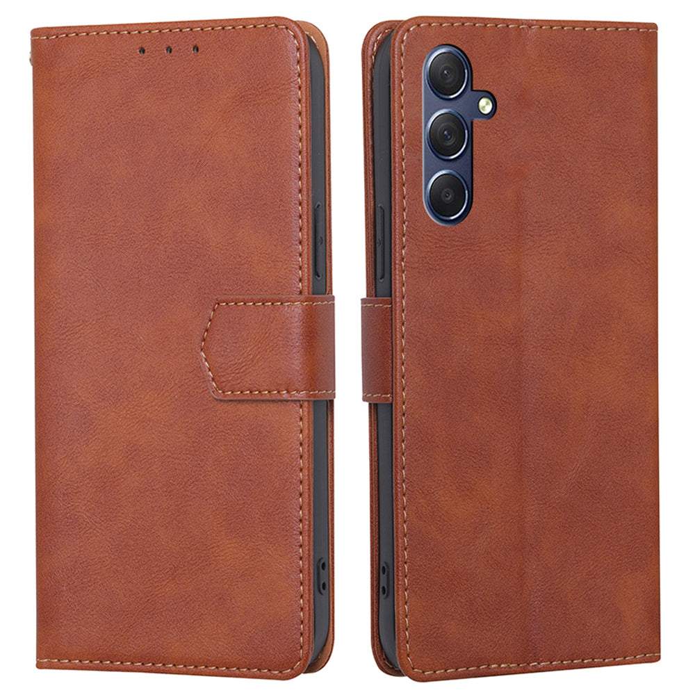 For Samsung Galaxy M54 F54 5G RFID Blocking Wallet Phone Case PU Leather Stand Cover