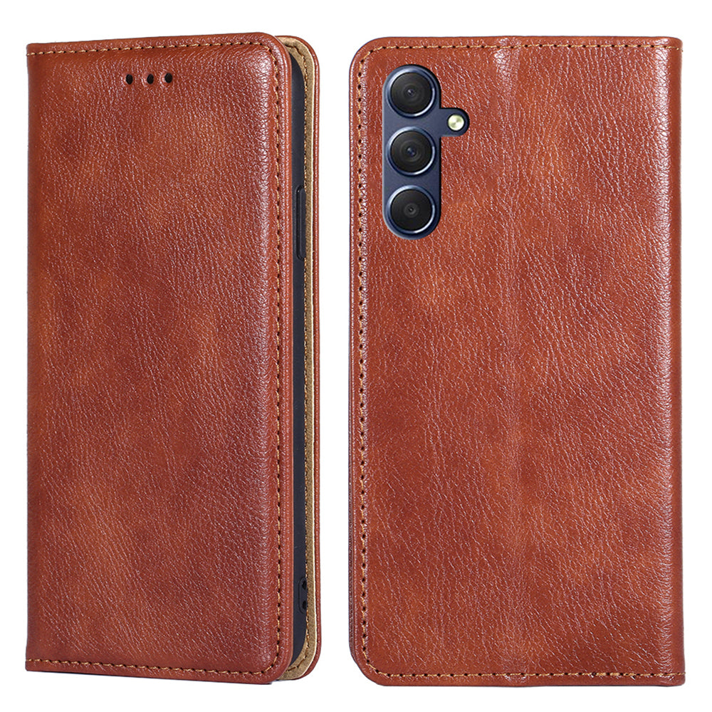 For Samsung Galaxy M54 F54 5G Magnetic Closing Phone Case PU Leather Stand Wallet Cover