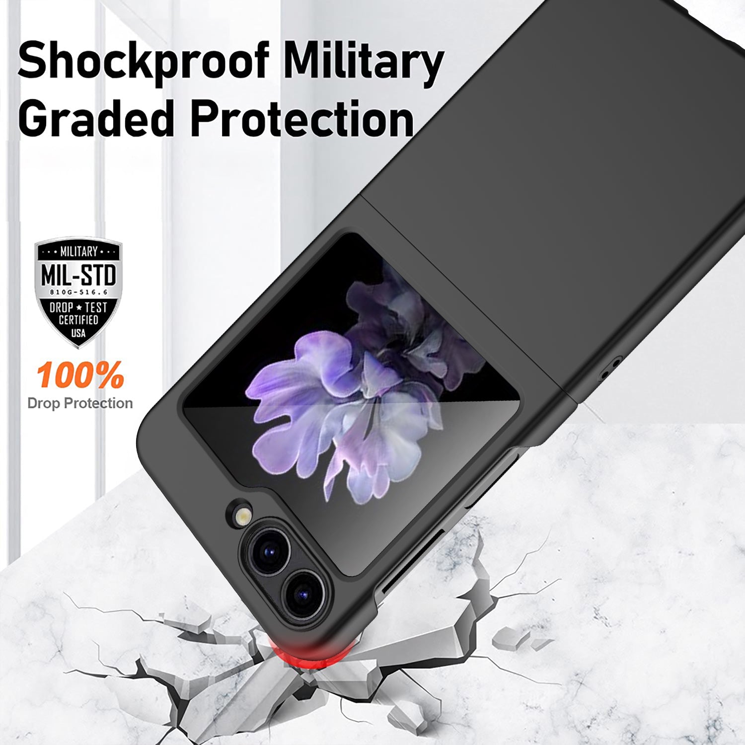 For Samsung Galaxy Z Flip5 5G Ultra Thin Hard PC Phone Case Rubberized Protective Cover