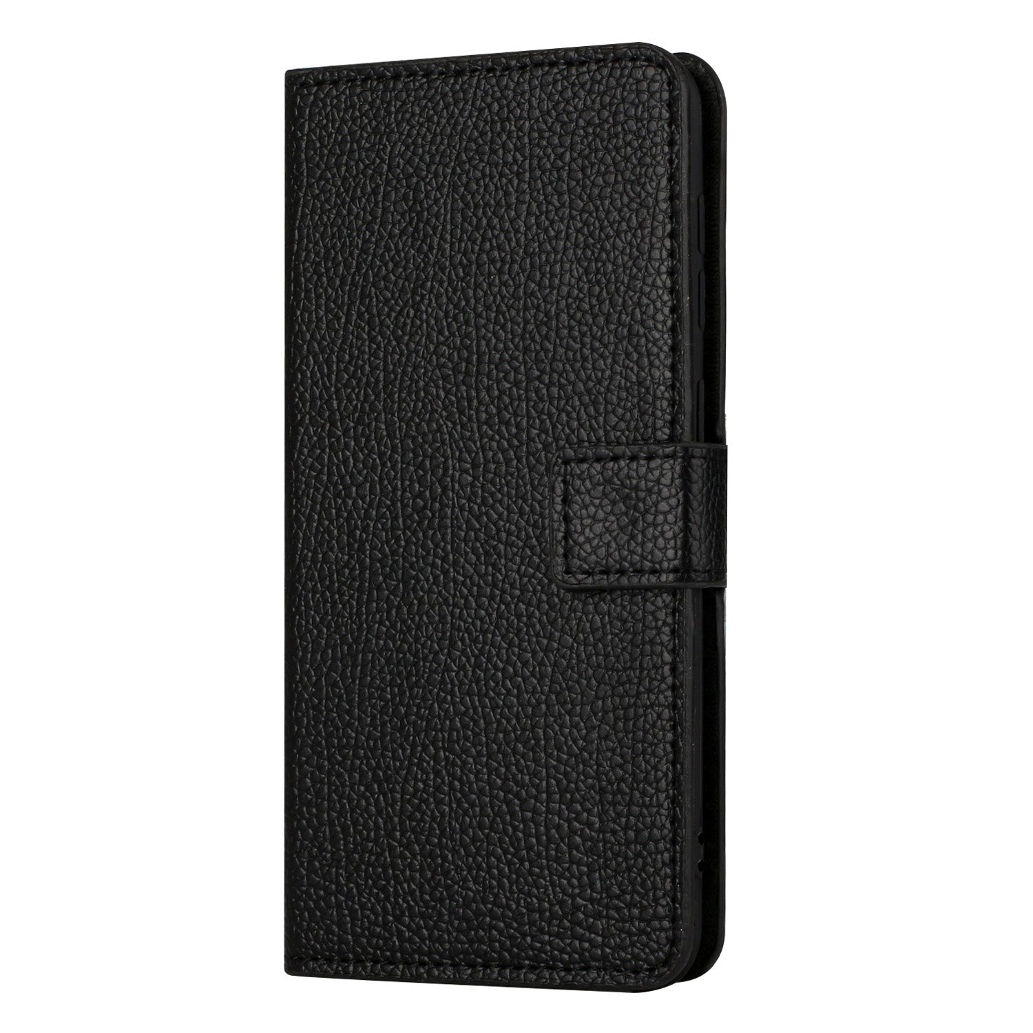 PU Leather Phone Case for iPhone 15 Pro Max Wallet Stand Litchi Texture Phone Cover