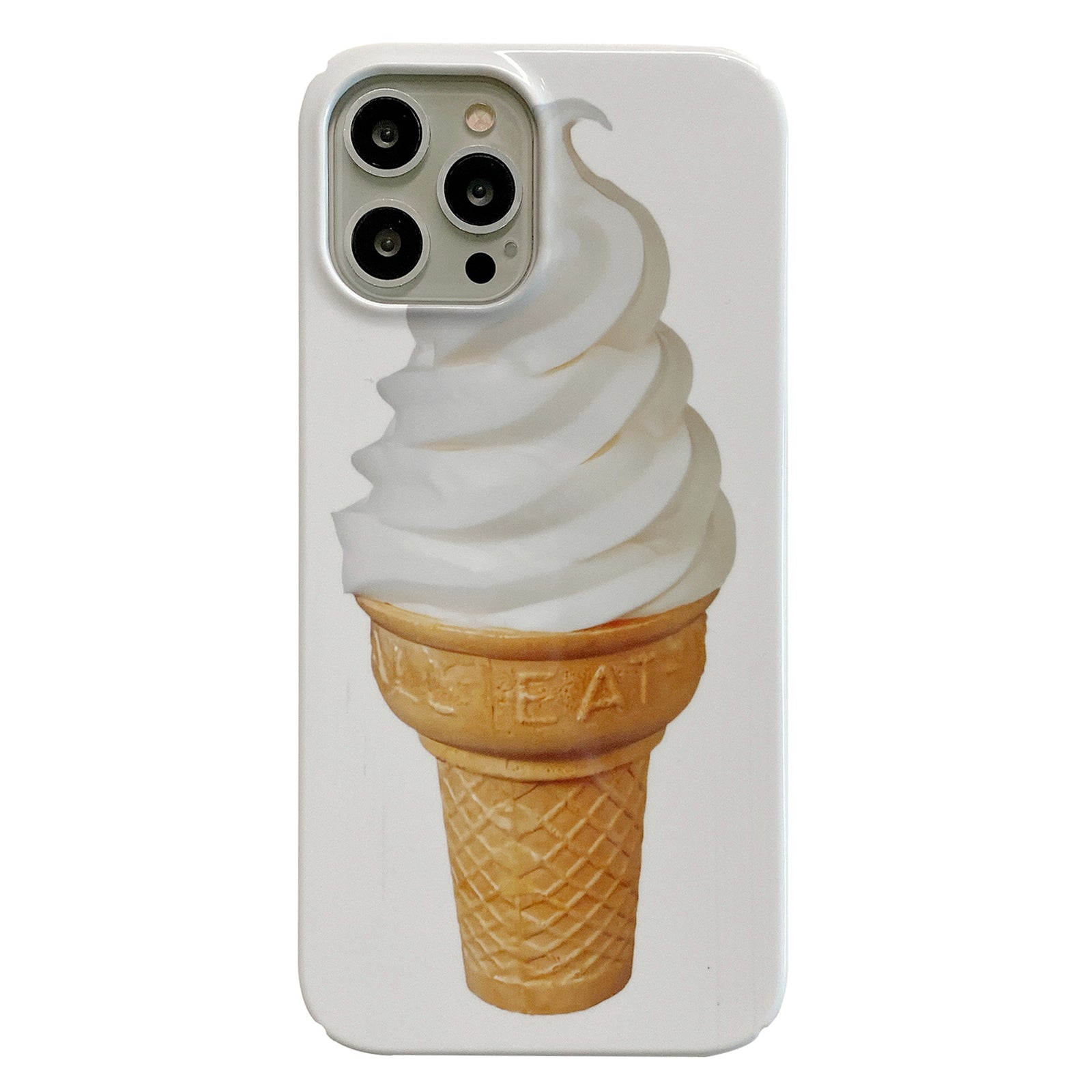 Til iPhone 14 Pro Glossy Pattern Printing Telefon Case Hard PC Drop-proof Cover