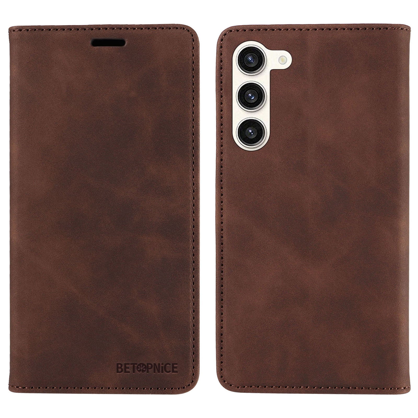 BETOPNICE 003 For Samsung Galaxy S23 RFID Blocking Phone Wallet Leather Stand Anti-drop Case