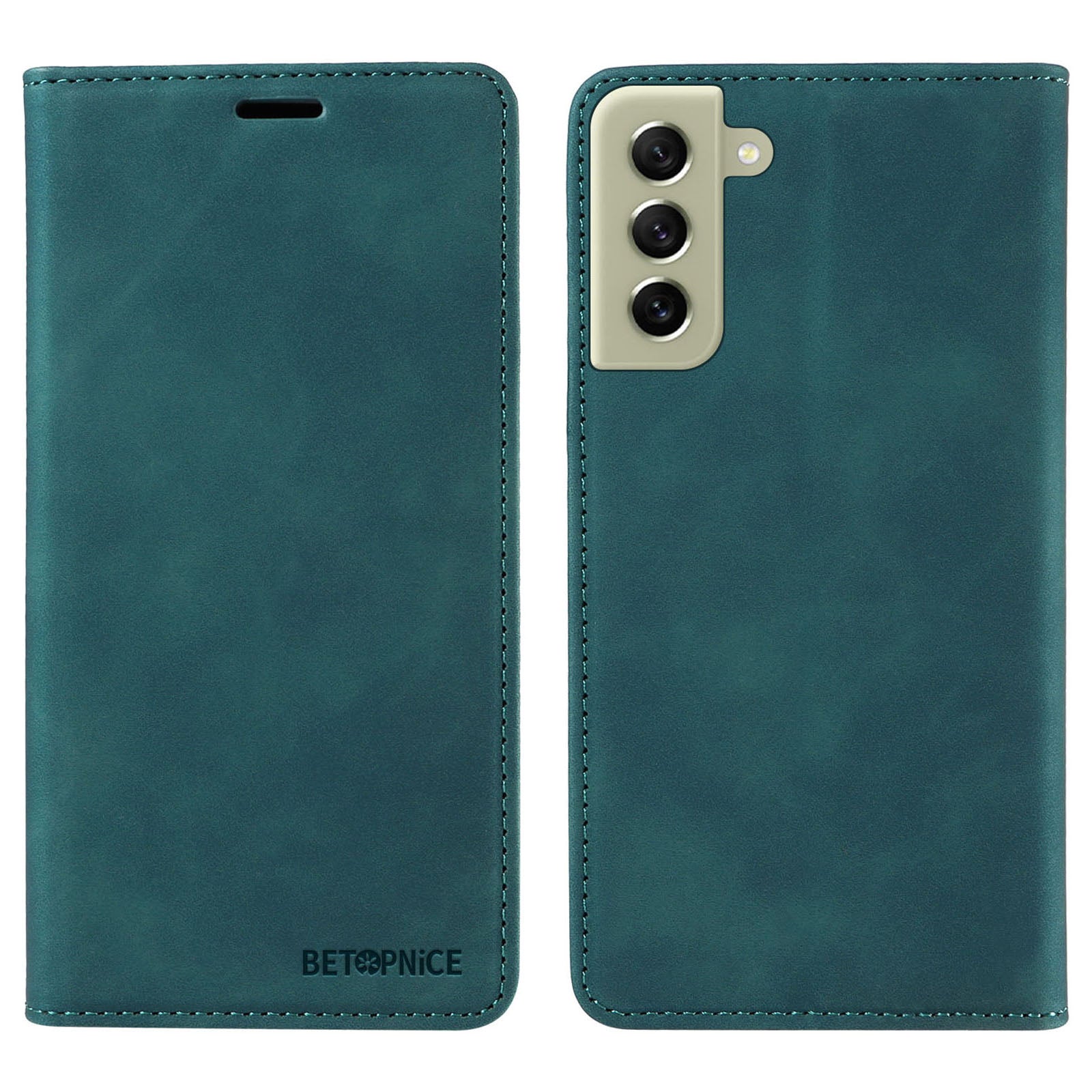 BETOPNICE 003 For Samsung Galaxy S22 5G Anti-collision RFID Blocking Phone Wallet Leather Stand Case