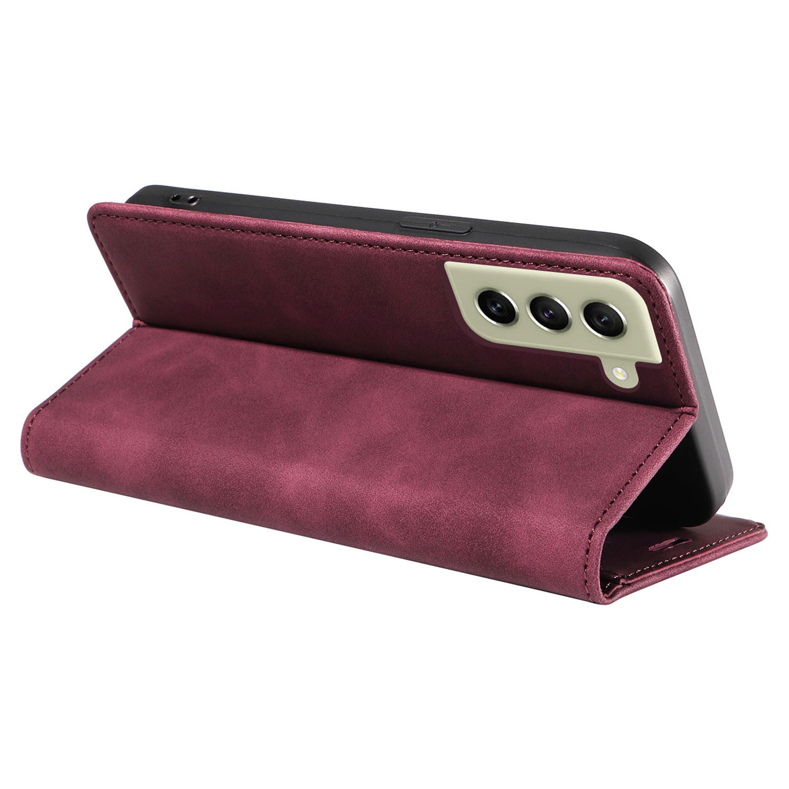 BETOPNICE 003 For Samsung Galaxy S22 5G Anti-collision RFID Blocking Phone Wallet Leather Stand Case
