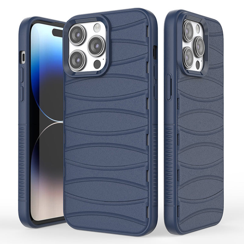 BIBERCAS Heat Dissipation Phone Case for iPhone 14 Pro Max Anti-scratch TPU Phone Back Cover