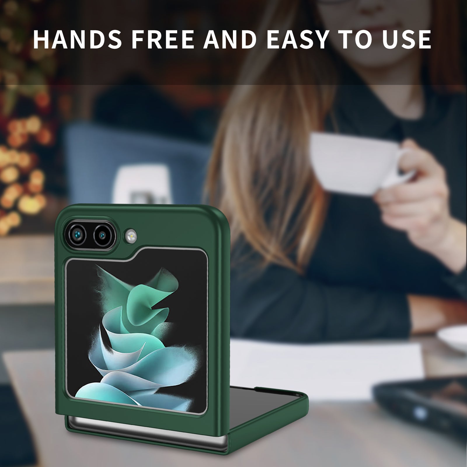 For Samsung Galaxy Z Flip5 5G Shockproof Hard PC Cover Folding Phone Protective Case