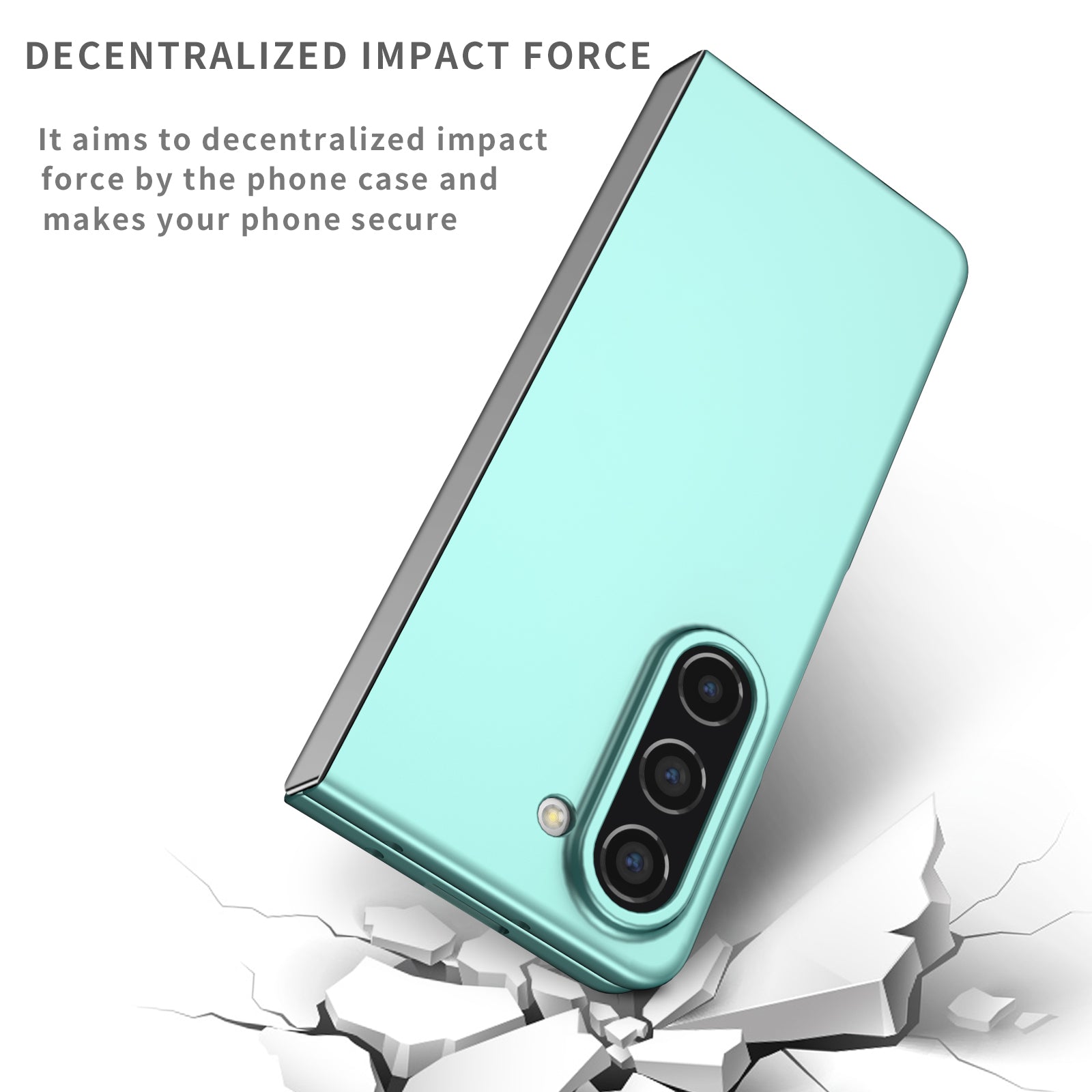 For Samsung Galaxy Z Fold5 5G Hard PC Anti-drop Cover Folding Phone Protective Case