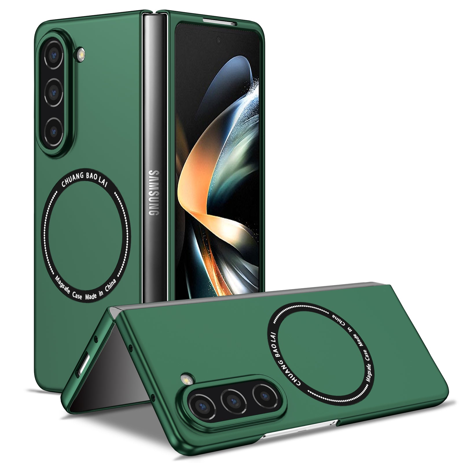 For Samsung Galaxy Z Fold5 5G Hard PC Phone Case Magnetic Cover Compatible with MagSafe