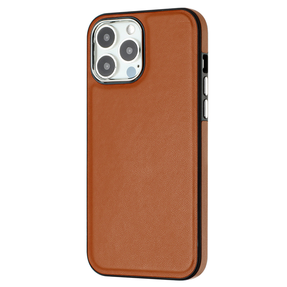 YB Lædercoating Series-6 til iPhone 15 Pro Anti-drop Cover PU Læder Coating TPU Mobiltelefon taske