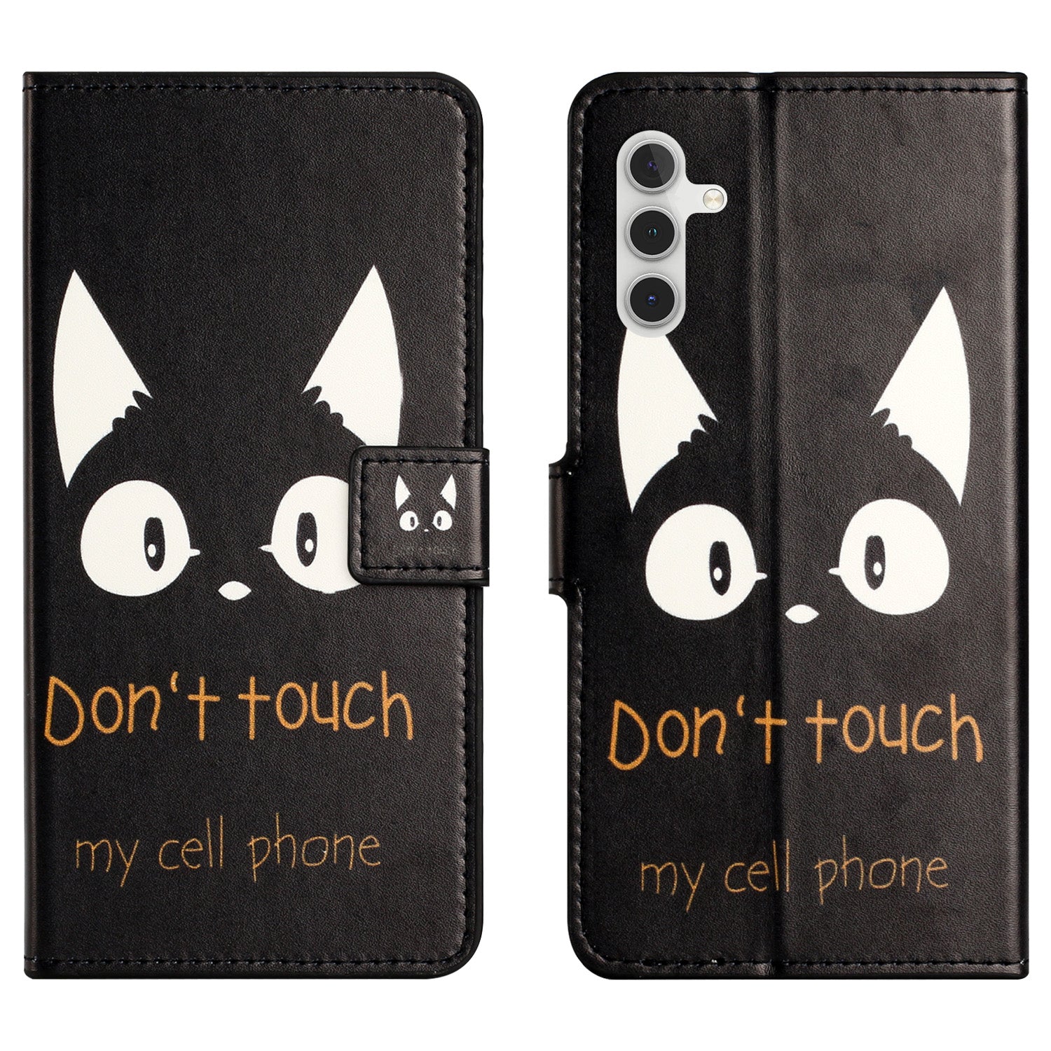 PU Leather Cover for Samsung Galaxy S23 FE Pattern Printing Wallet Stand Phone Case