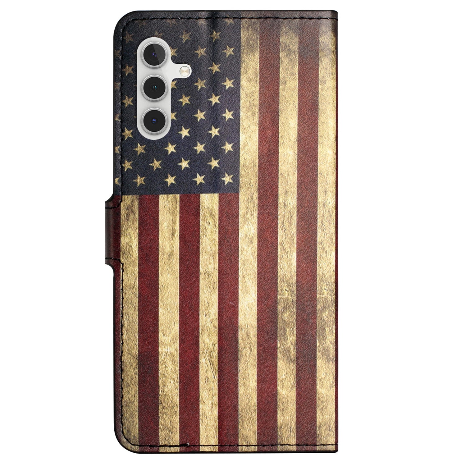 PU Leather Cover for Samsung Galaxy S23 FE Pattern Printing Wallet Stand Phone Case