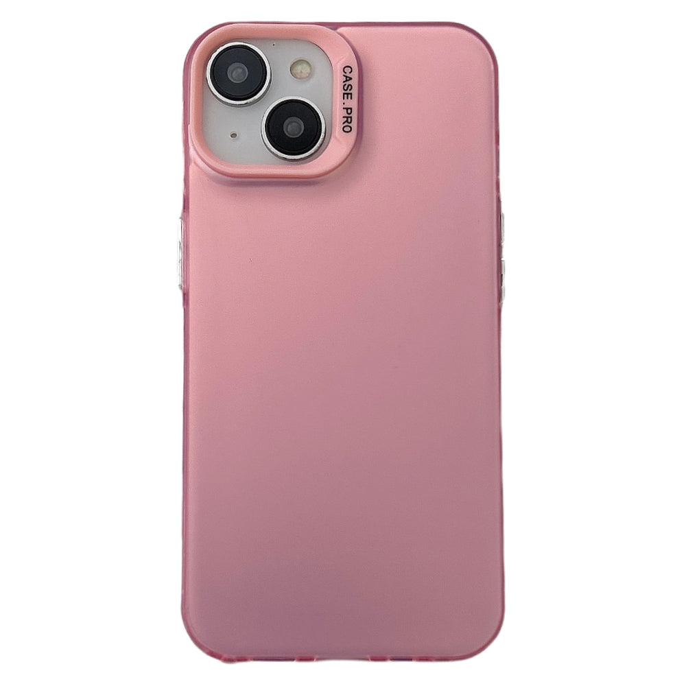 For iPhone 14 Plus Translucent Matte Phone Case TPU PC Anti-drop Back Cover