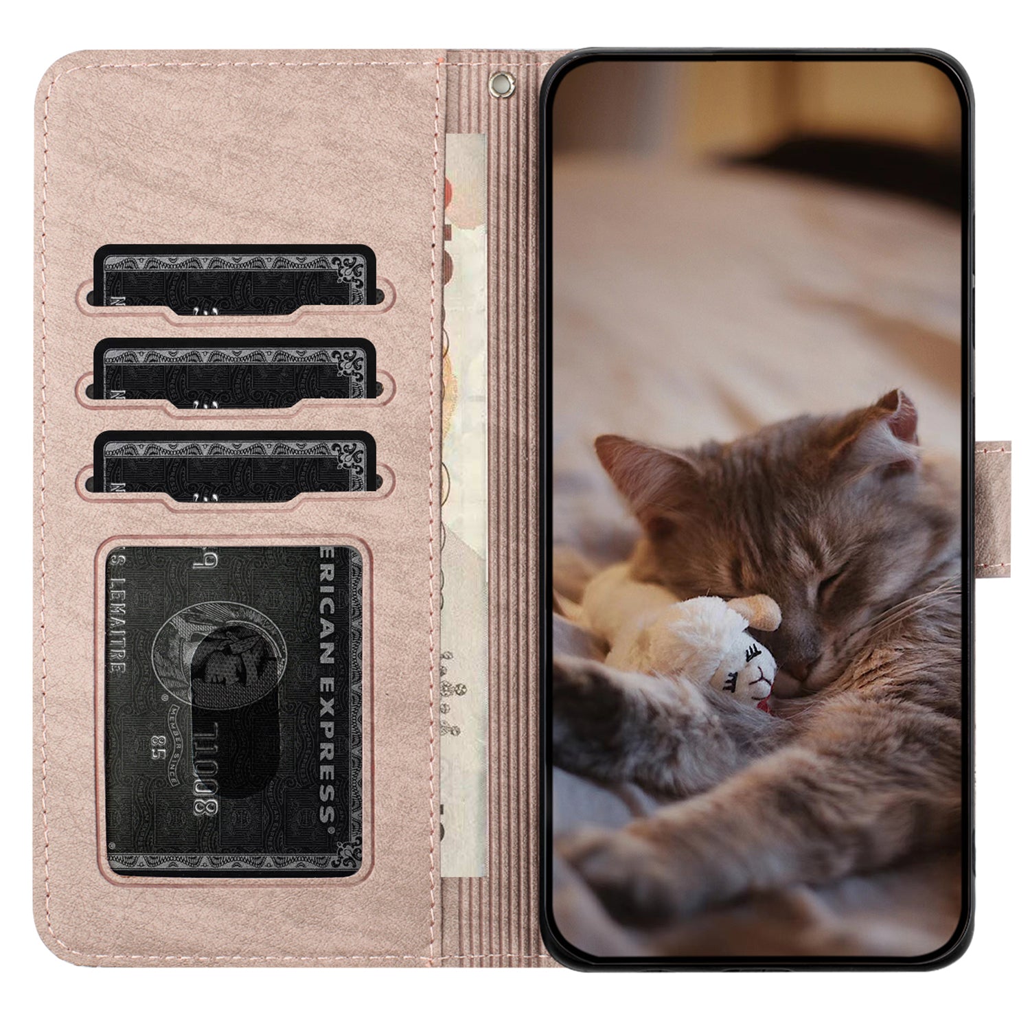 For Samsung Galaxy A13 4G A04s 4G A04 4G M13 5G Shockproof Phone Cover Imprinted Stand Wallet Leather Phone Case with Strap