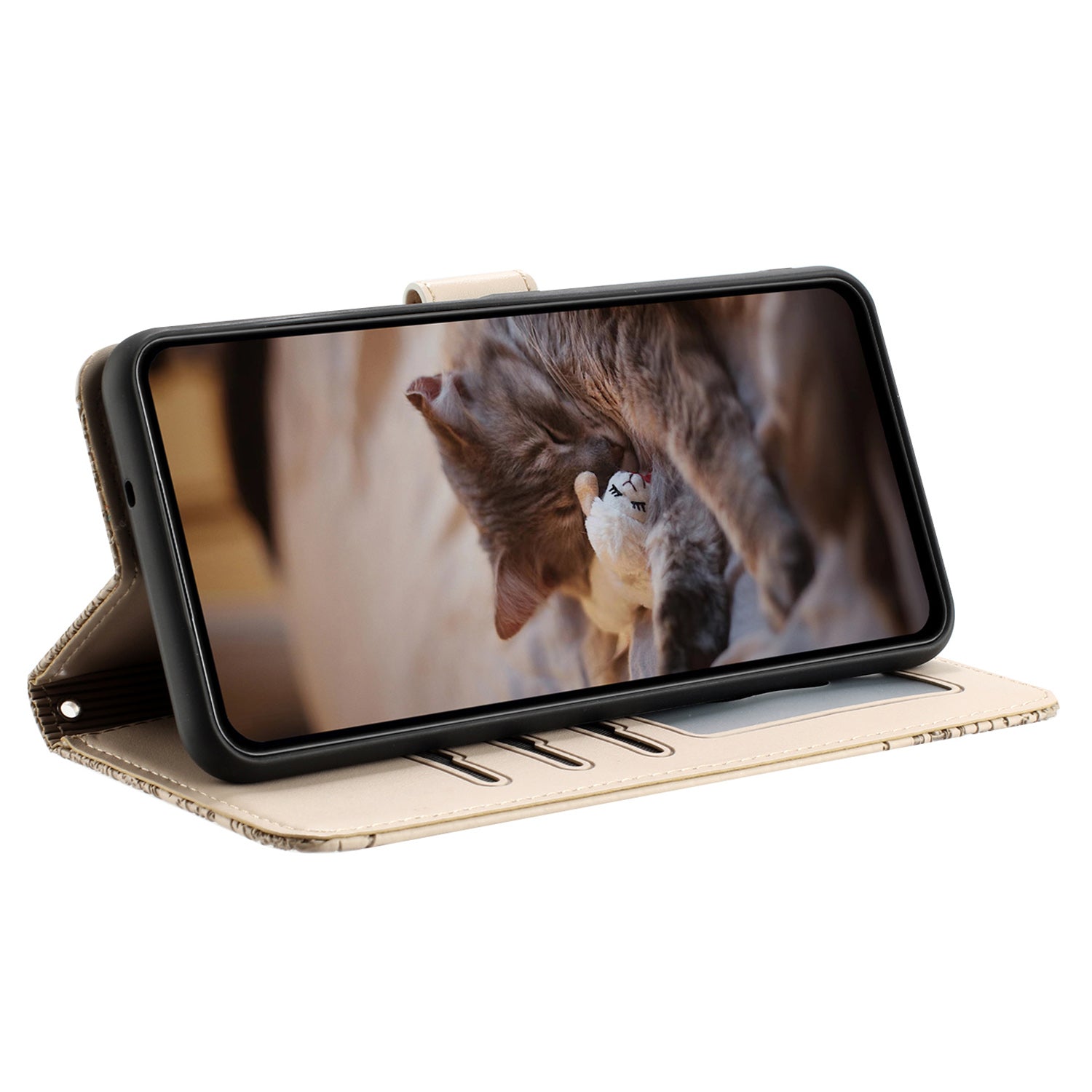 For Samsung Galaxy A13 4G A04s 4G A04 4G M13 5G Shockproof Phone Cover Imprinted Stand Wallet Leather Phone Case with Strap