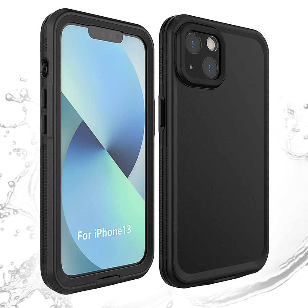 Protective IP68 Waterproof Cover for iPhone 13 6.1 inch TPU PC PET Underwater Diving Phone Case for Swimming