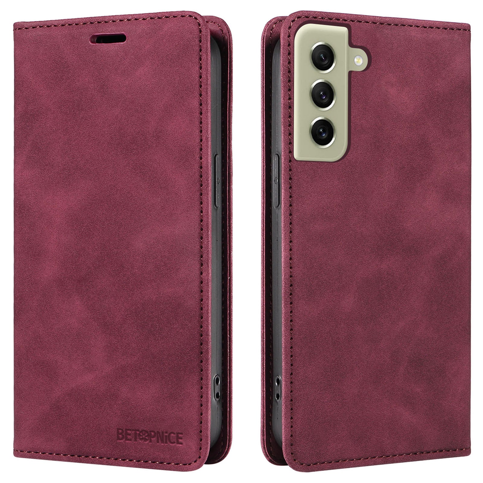 BETOPNICE 003 For Samsung Galaxy S21 4G S21 5G RFID Blocking Wallet Stand Cover PU Leather Phone Case