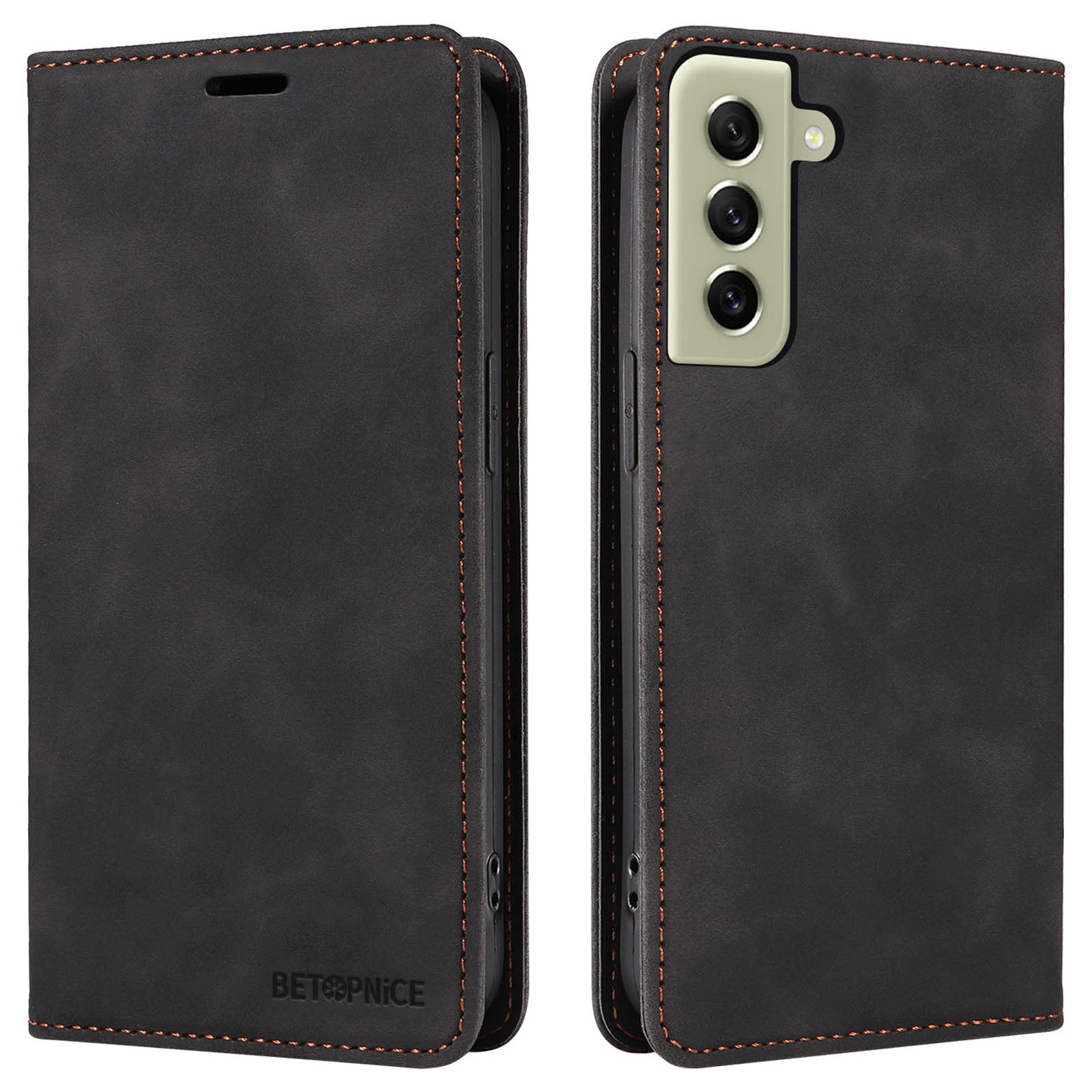 BETOPNICE 003 For Samsung Galaxy S21 4G S21 5G RFID Blocking Wallet Stand Cover PU Leather Phone Case