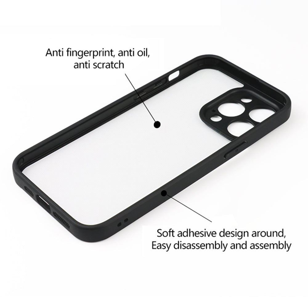 Til iPhone 14 Pro PC TPU gennemsigtigt telefoncover Anti-ridse telefoncover