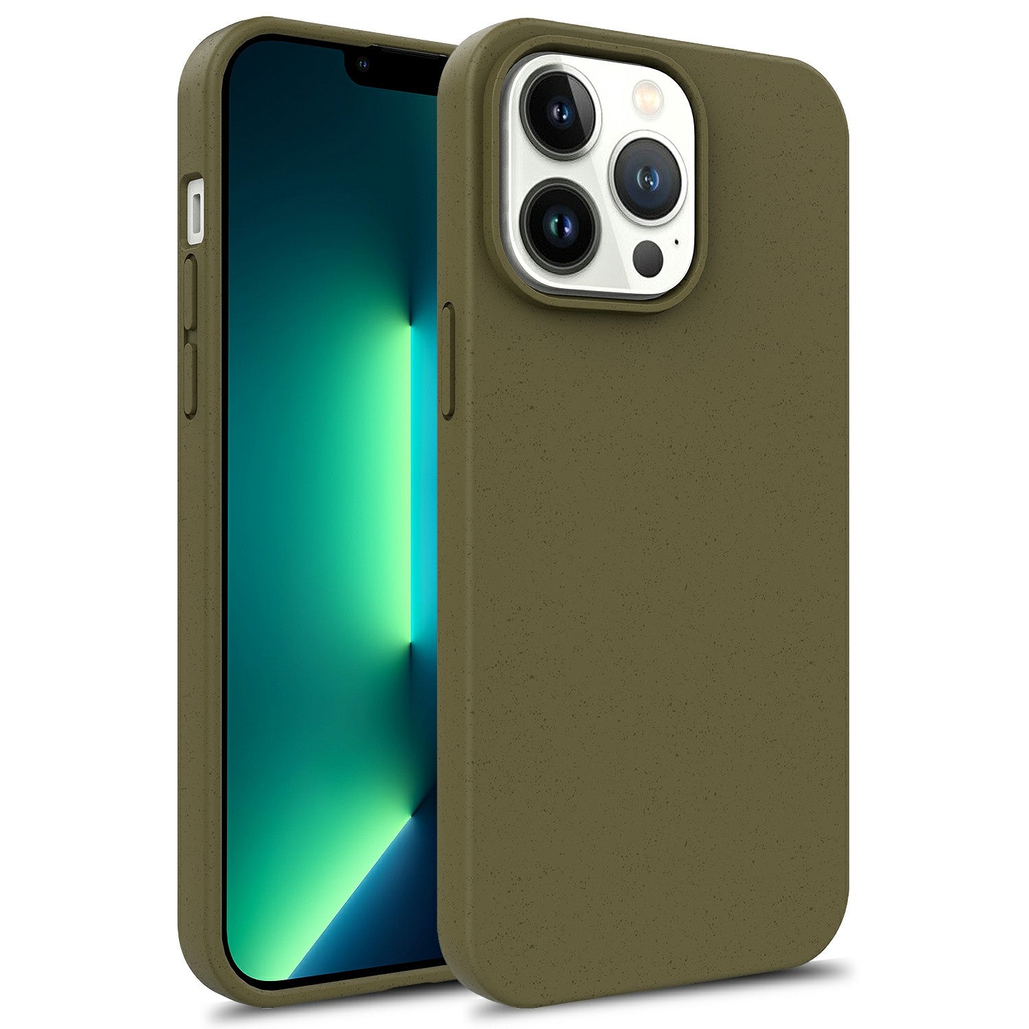 Til iPhone 15 Pro Max Starry Sky Series biologisk nedbrydeligt etui Wheat Straw TPU mat telefoncover