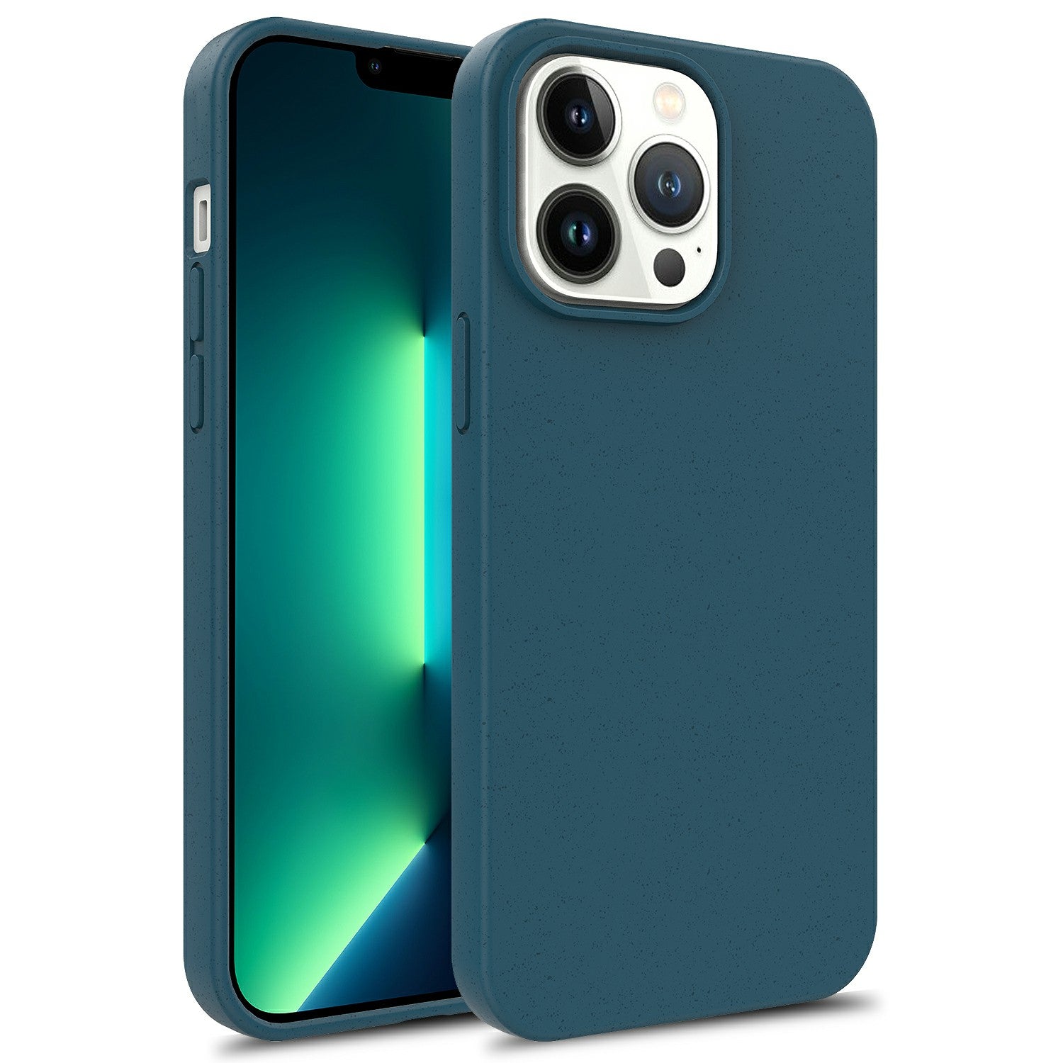 Til iPhone 15 Pro Max Starry Sky Series biologisk nedbrydeligt etui Wheat Straw TPU mat telefoncover