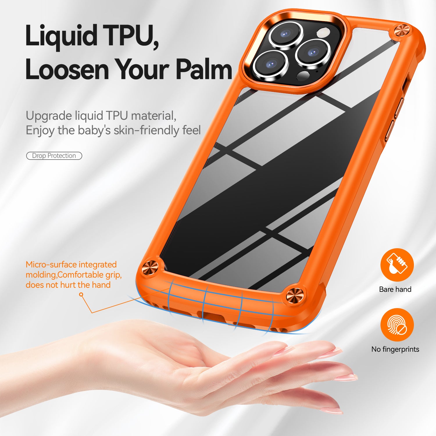 For iPhone 15 Pro Slim Case Shockproof PC TPU Phone Case Alloy Lens Frame Hybrid Phone Cover