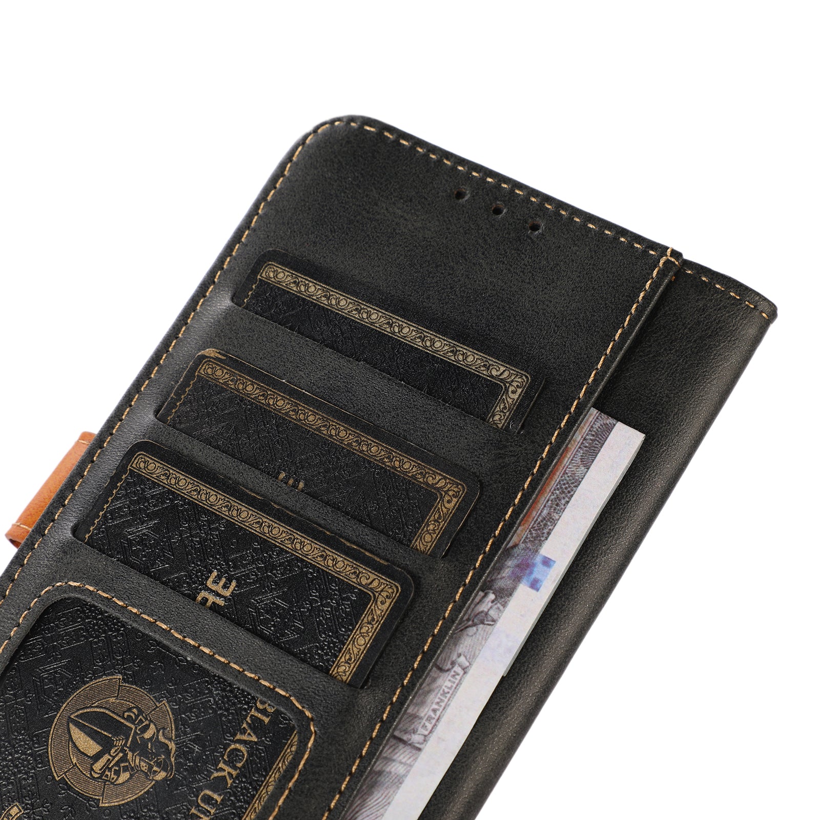 Calf Texture Phone Case for Samsung Galaxy S23 FE Flip Phone Shell Stand Wallet PU Leather Cover