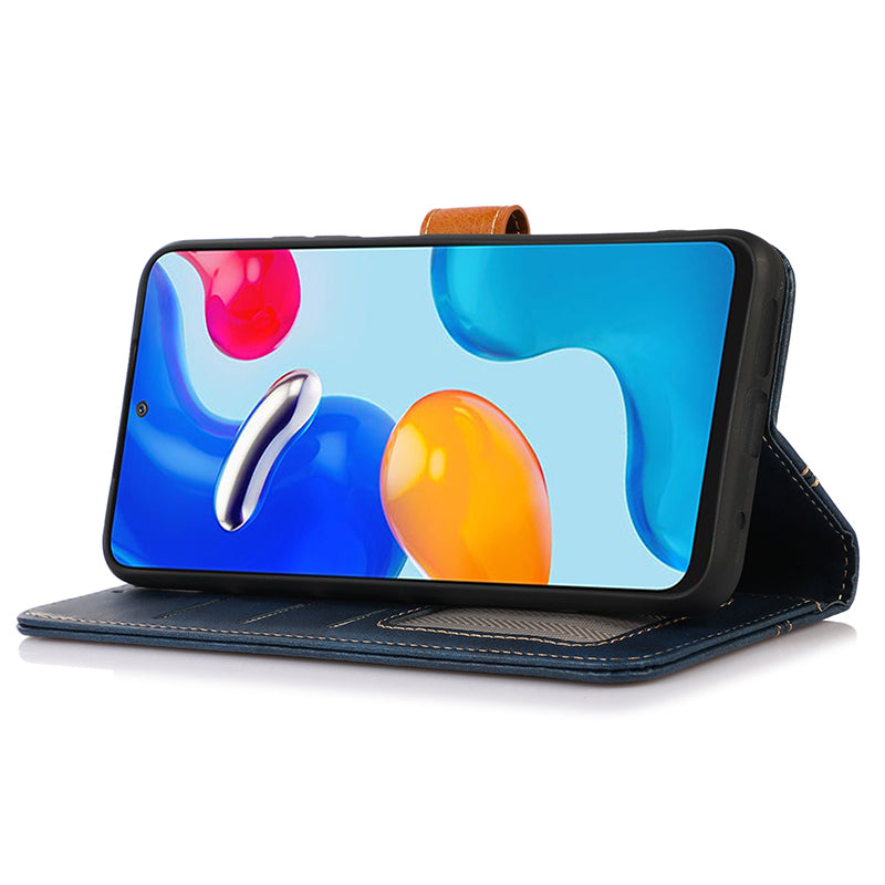 Calf Texture Phone Case for Samsung Galaxy S23 FE Flip Phone Shell Stand Wallet PU Leather Cover