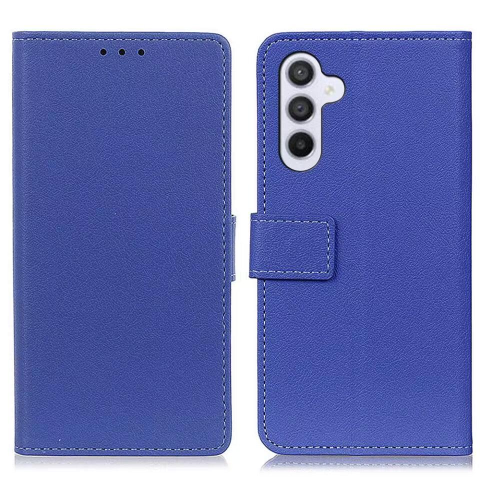 Wallet Phone Case for Samsung Galaxy S23 FE Dustproof PU Leather TPU Inner Shell Stand Flip Cover