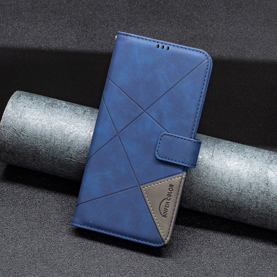BINFEN COLOR BF05 For Samsung Galaxy A25 5G Anti-Scratch Phone Case Imprinted Pattern Wallet Stand Shell Leather Cover