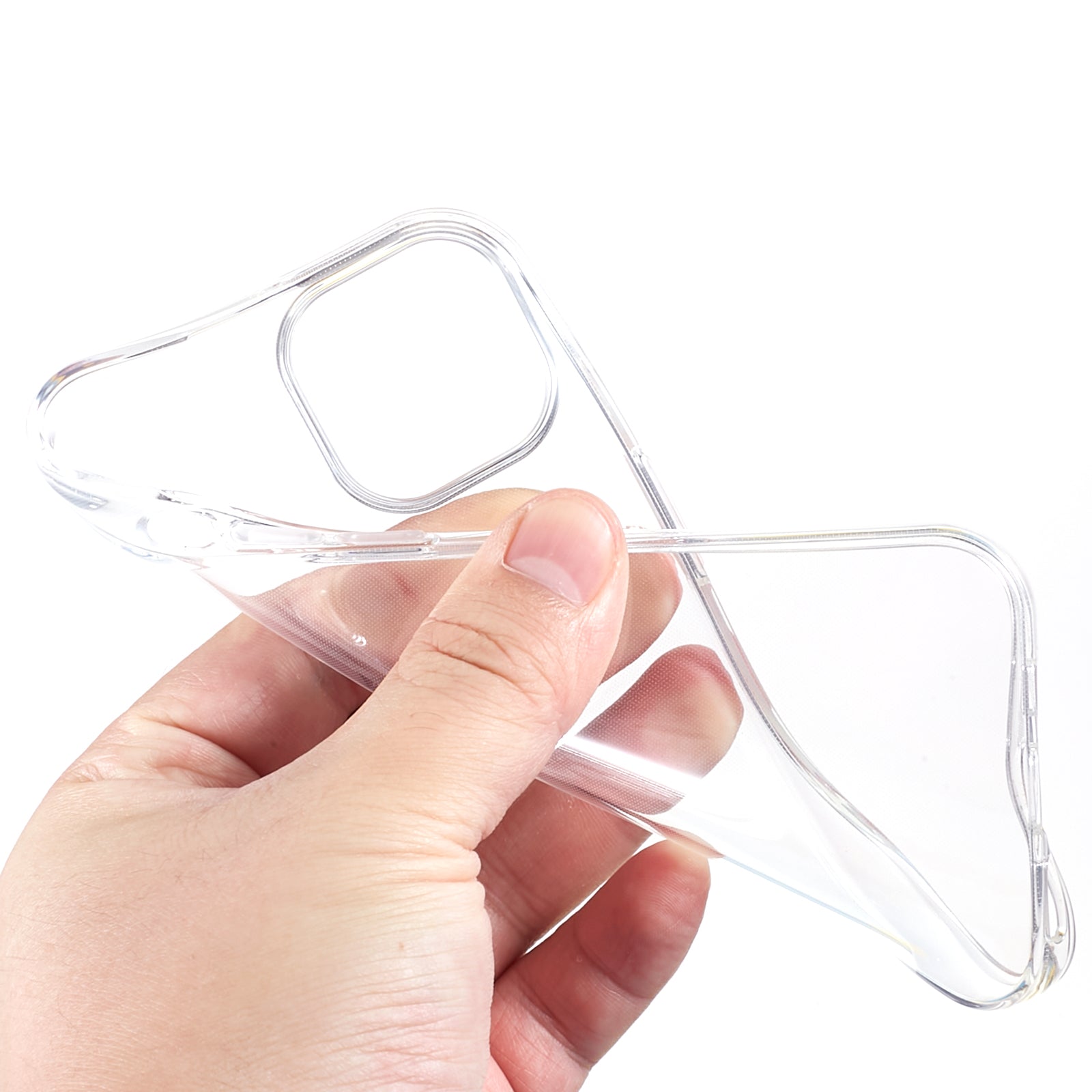 FULEXIN Transparent TPU Case for iPhone 15 Anti-scratch Protective Phone Cover