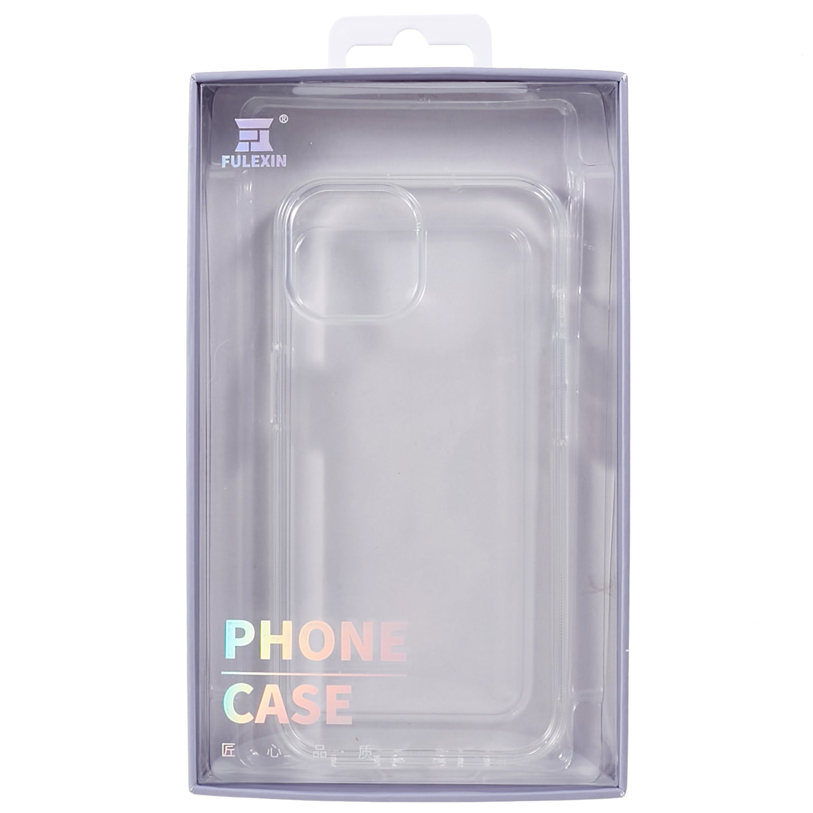 FULEXIN Transparent TPU Case for iPhone 15 Anti-scratch Protective Phone Cover
