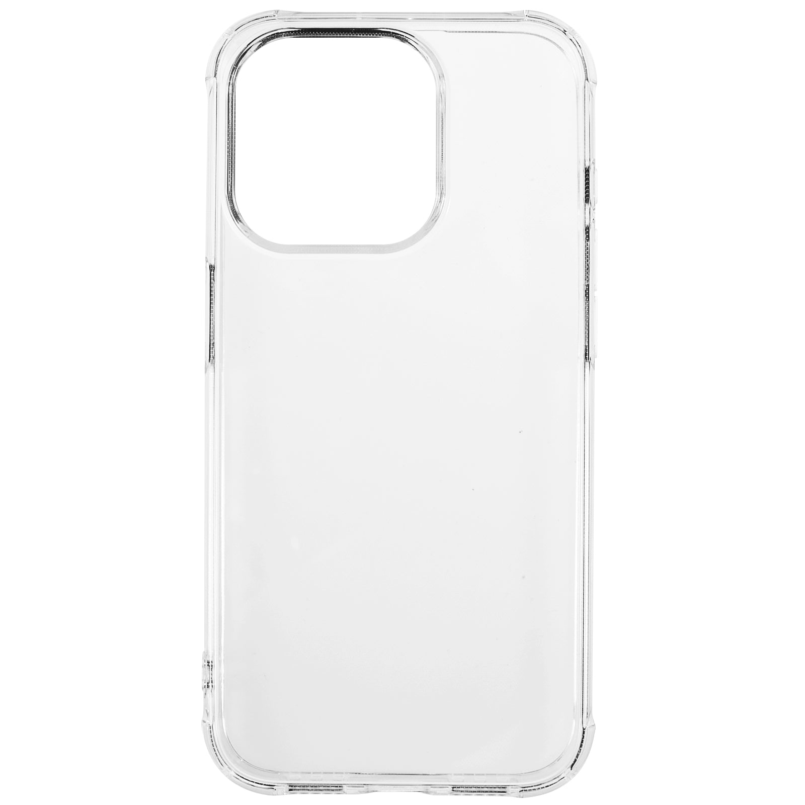 FULEXIN Stereo Speaker Hole TPU Case for iPhone 15 Pro Transparent Anti-scratch Phone Cover