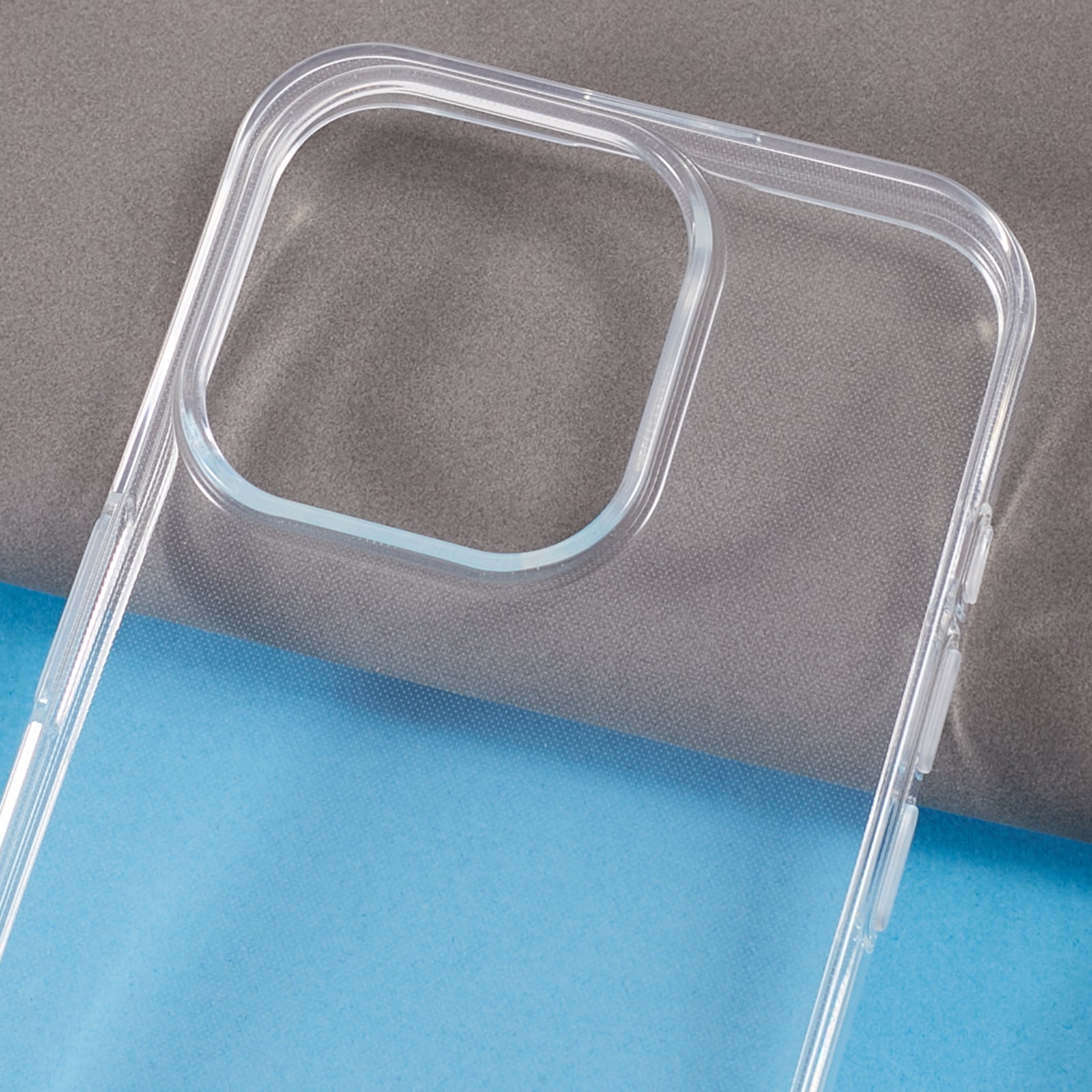 FULEXIN Flexible TPU Phone Cover for iPhone 15 Pro Anti-scratch Crystal Clear Phone Case
