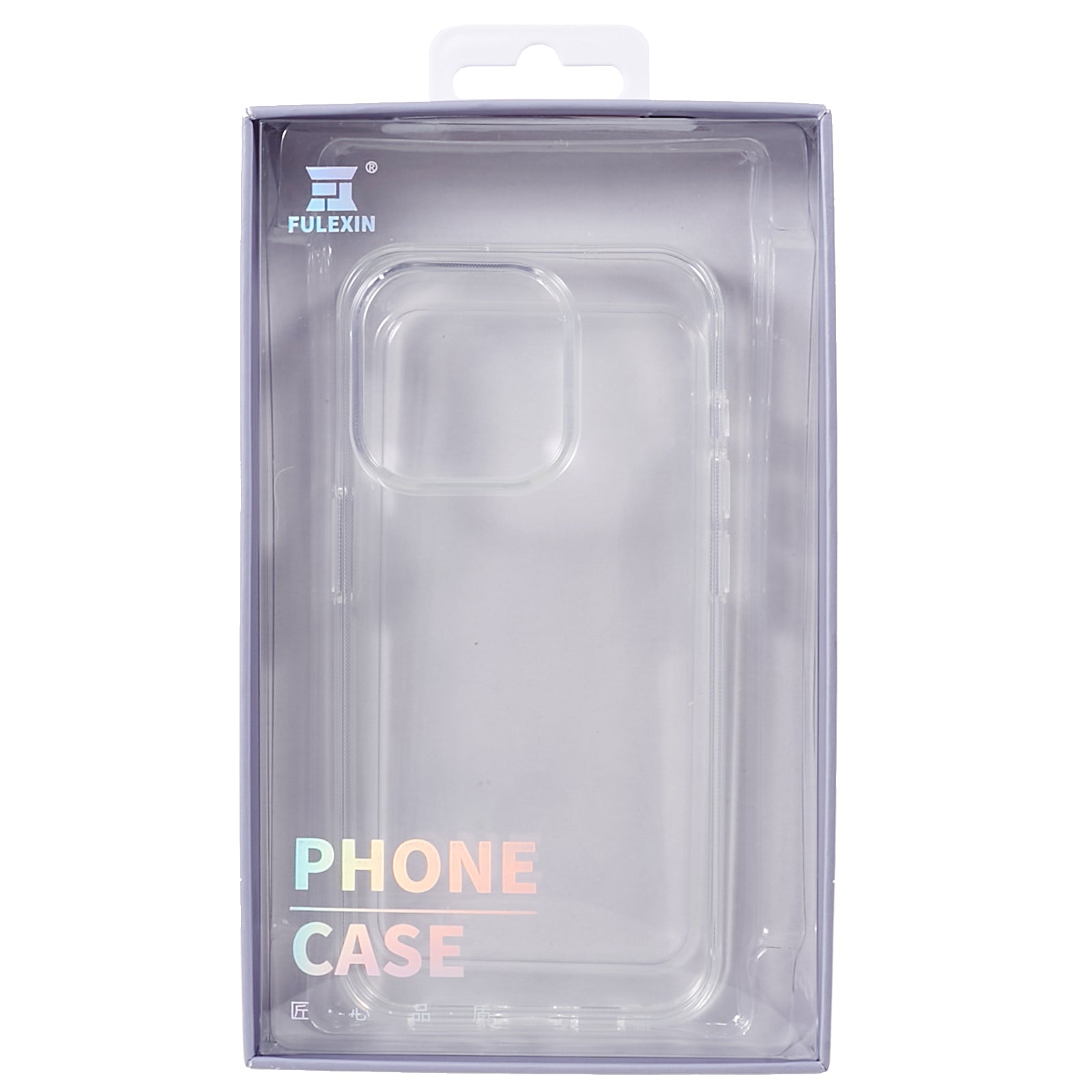 FULEXIN Flexible TPU Phone Cover for iPhone 15 Pro Anti-scratch Crystal Clear Phone Case