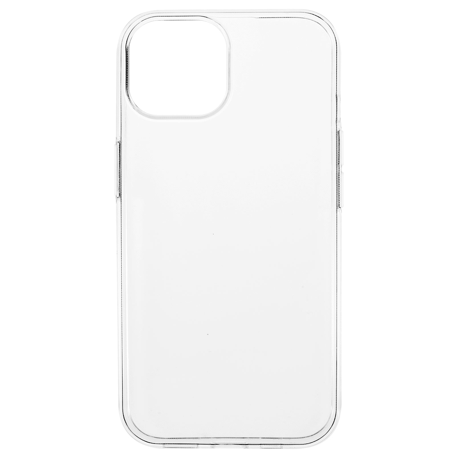Clear TPU Smartphone Case for iPhone 15 Anti-Scratch Cell Phone Back Cover Dustproof Shell