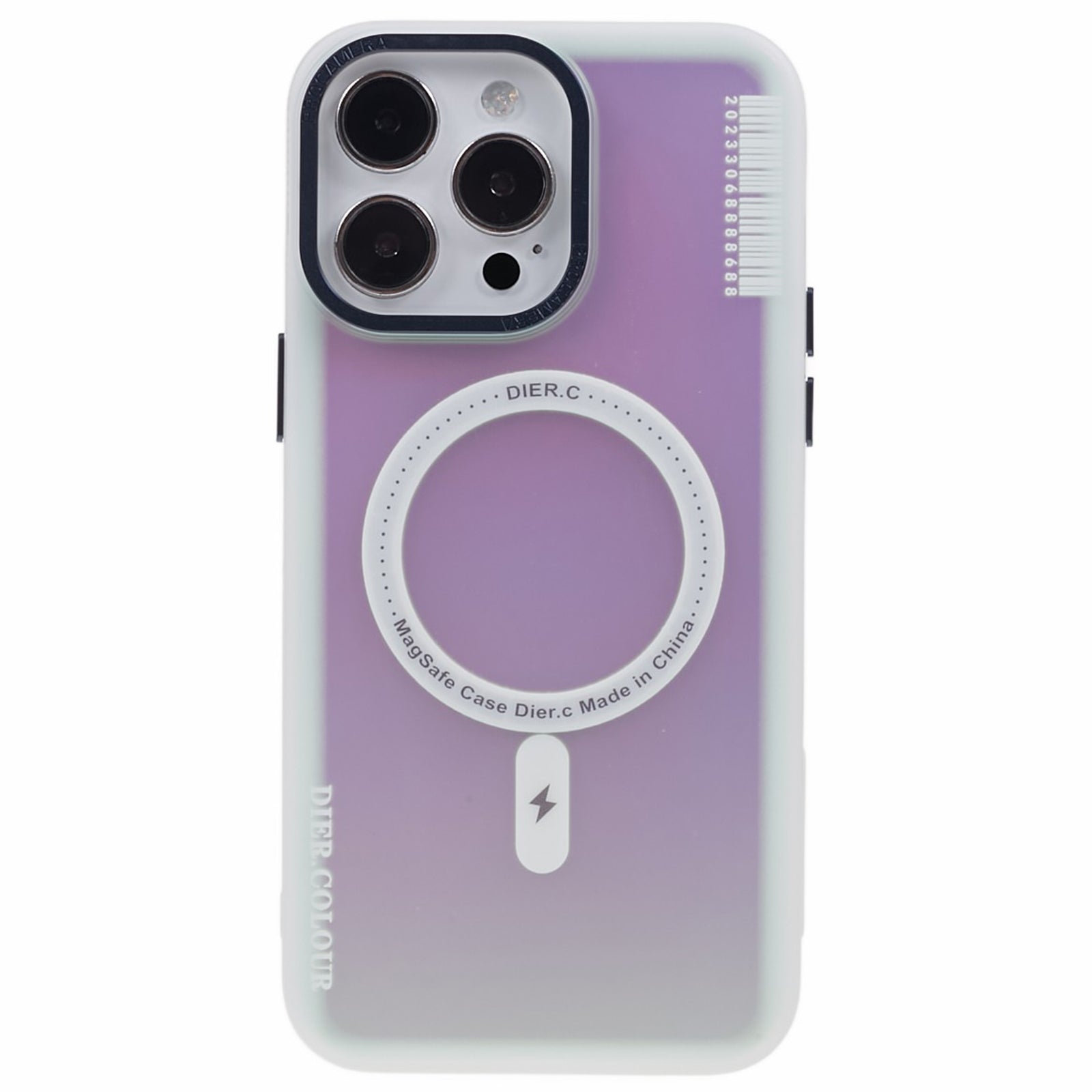DIER COLOUR Gradient Magnetic Series Case for iPhone 14 Pro Max Compatible with Magsafe Shockproof PC TPU Phone Cover